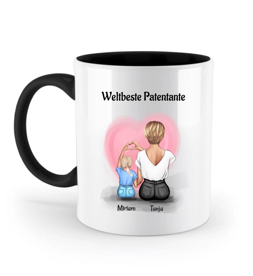 Beste Patentante Geschenk Tasse personalisiert - Cantty