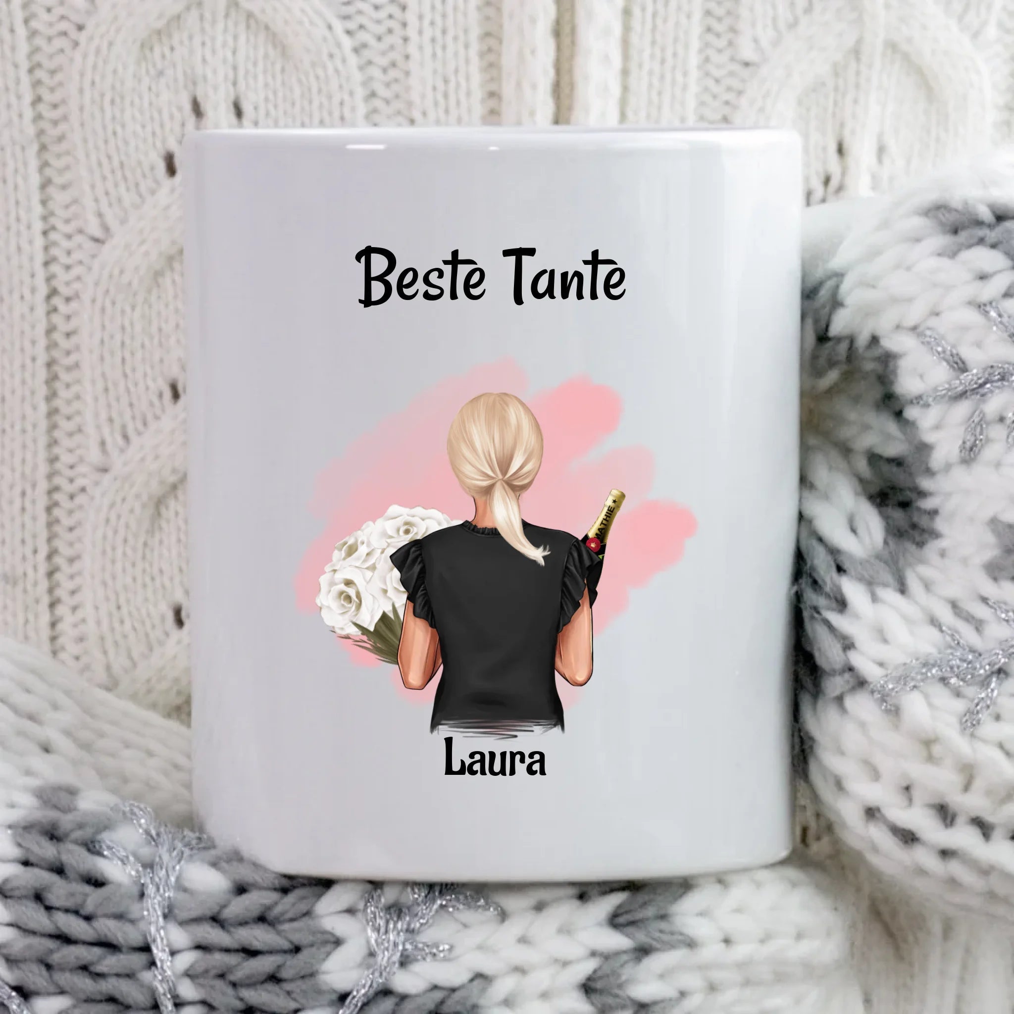 Beste Tante Tasse Geschenk personalisiert - Cantty