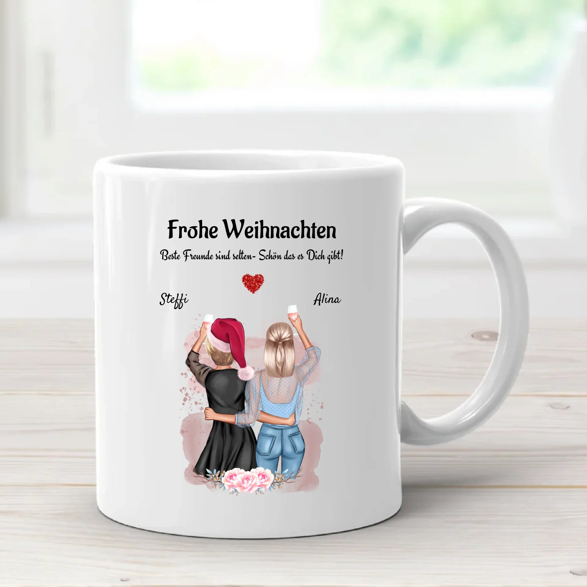 BFF Weihnachtsgeschenk Tasse beste Freundin - Cantty