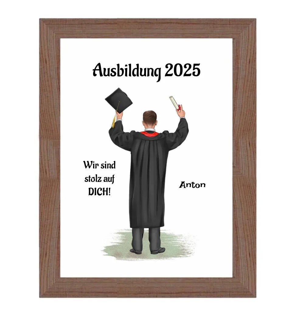 Bild Abschlussgeschenk personalisiert Ausbildung Prüfung bestanden - Cantty