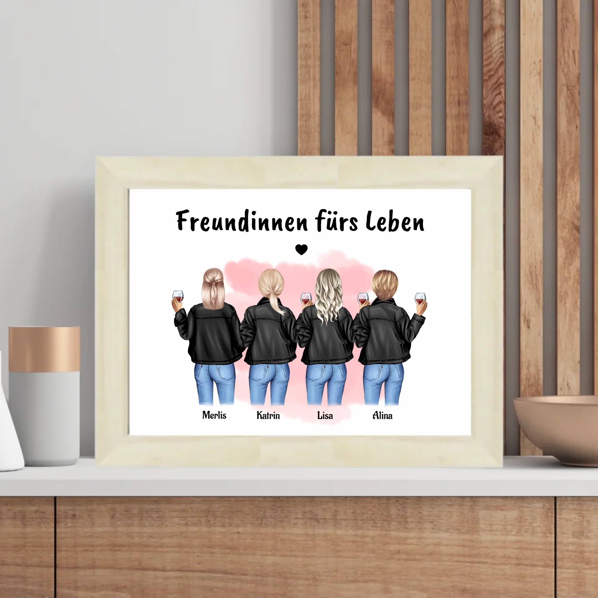 Bild Geschenk 4 Freundinnen gestalten - Cantty