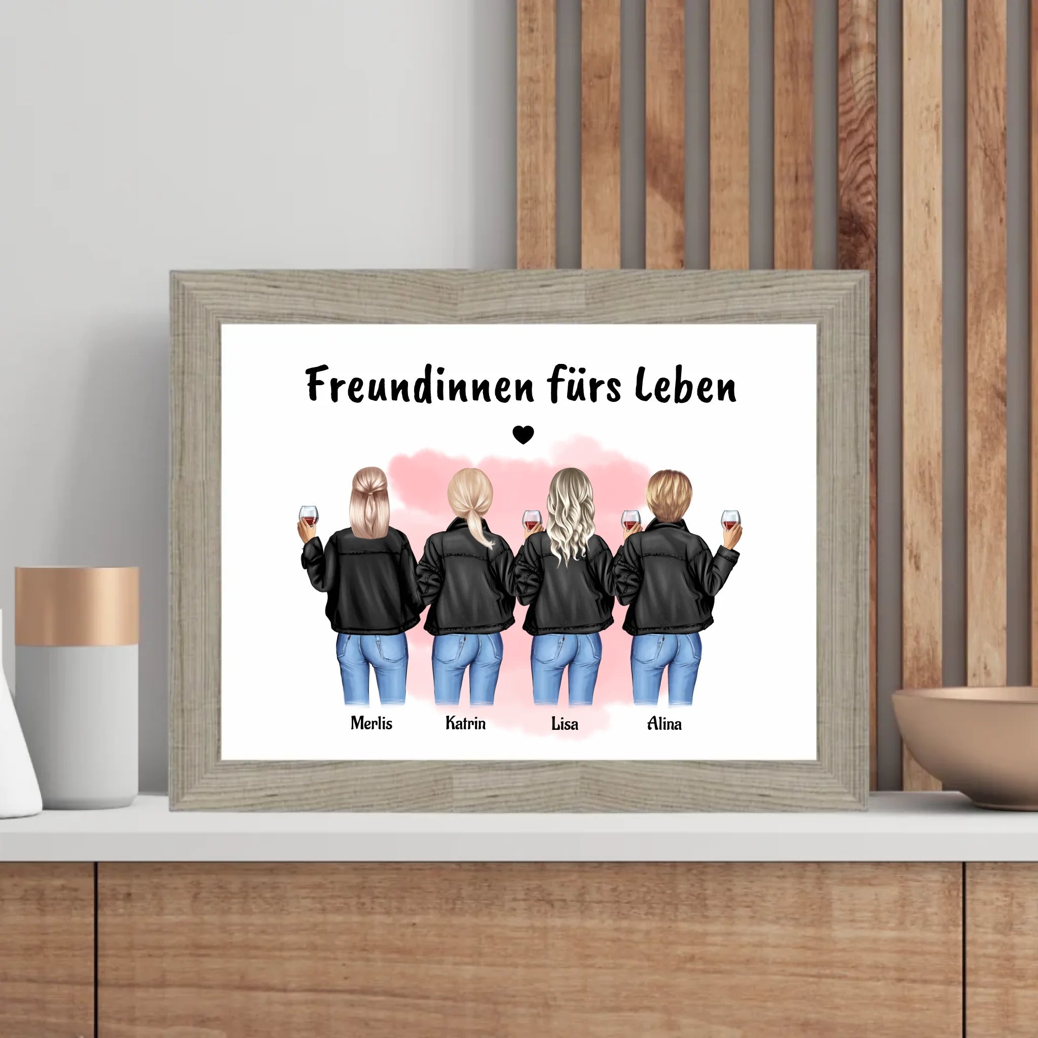 Bild Geschenk 4 Freundinnen gestalten - Cantty