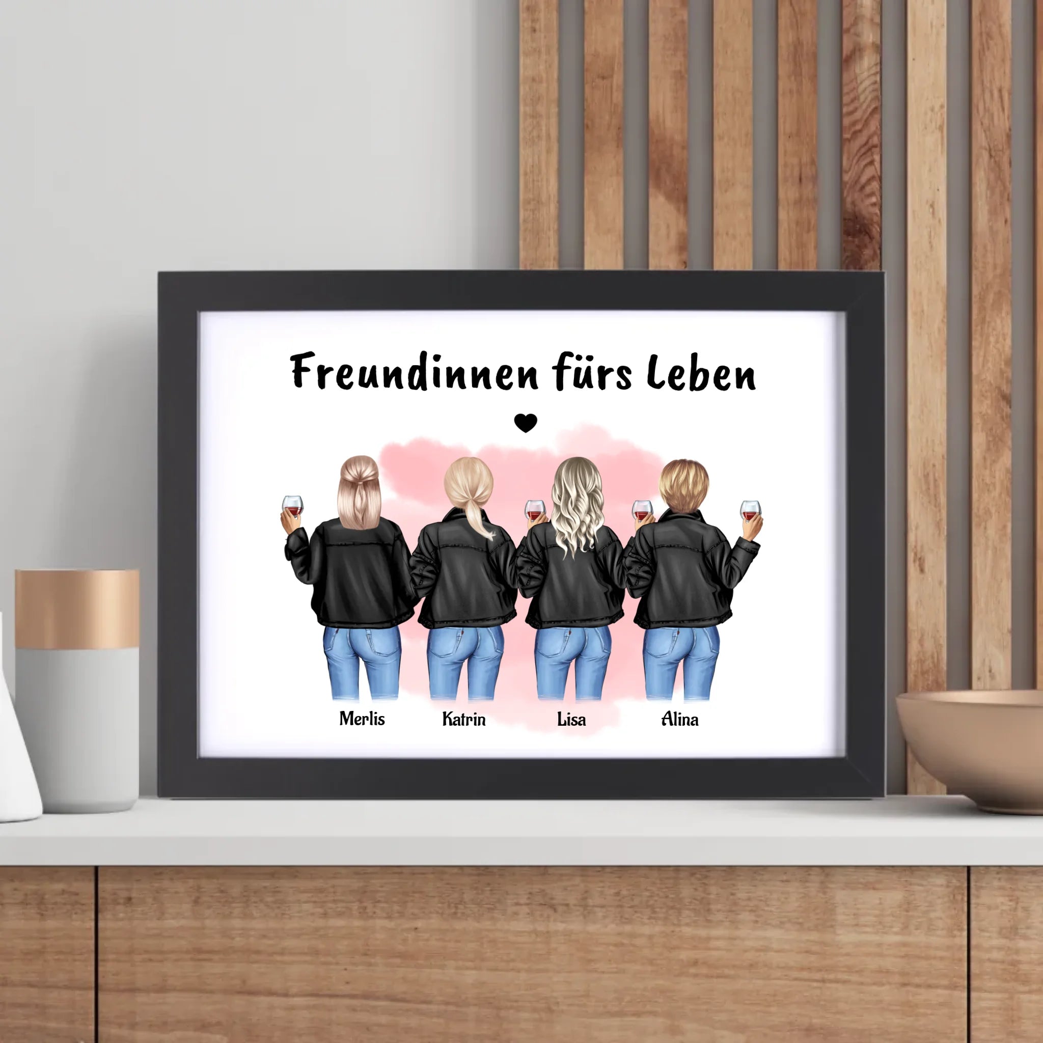 Bild Geschenk 4 Freundinnen gestalten - Cantty