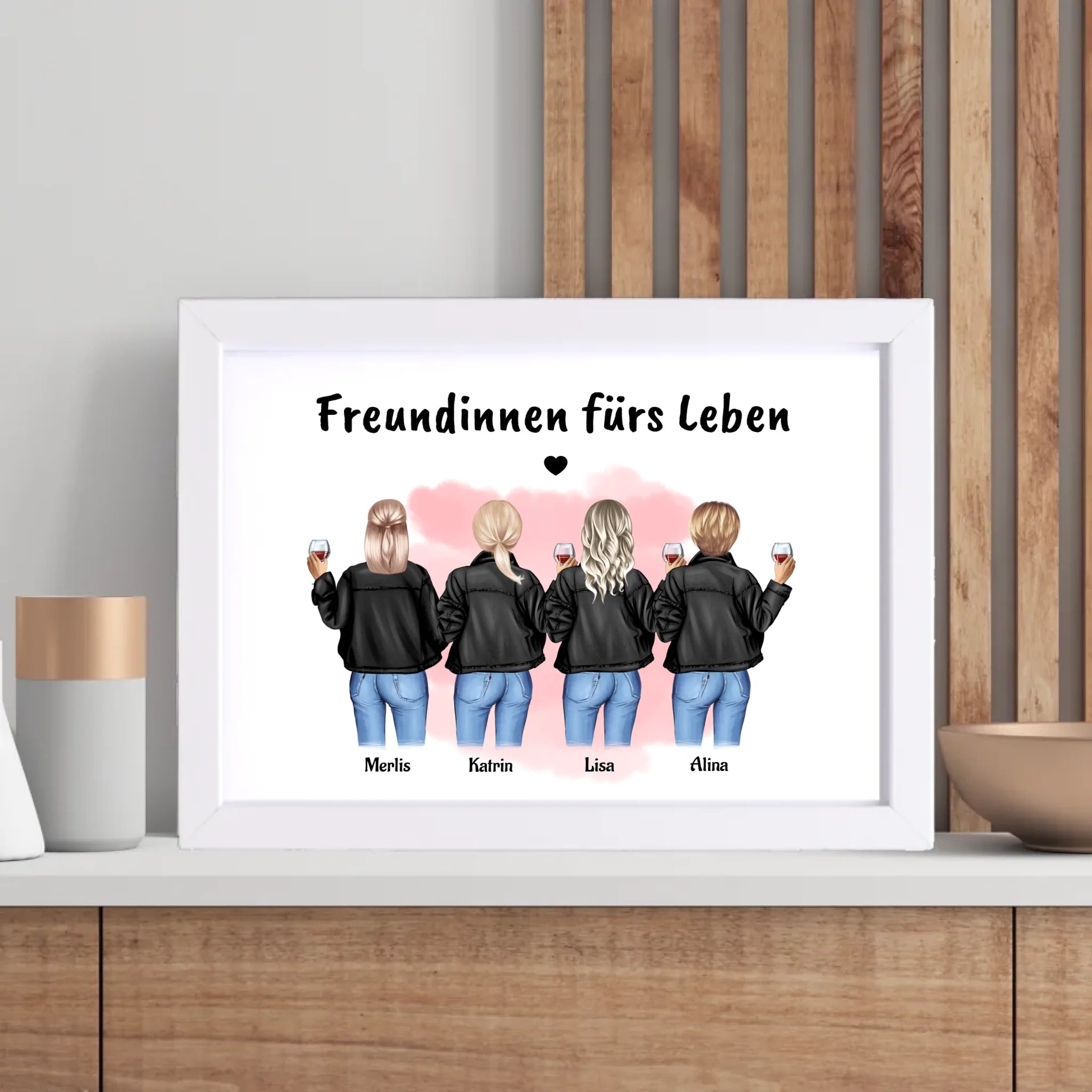 Bild Geschenk 4 Freundinnen gestalten - Cantty