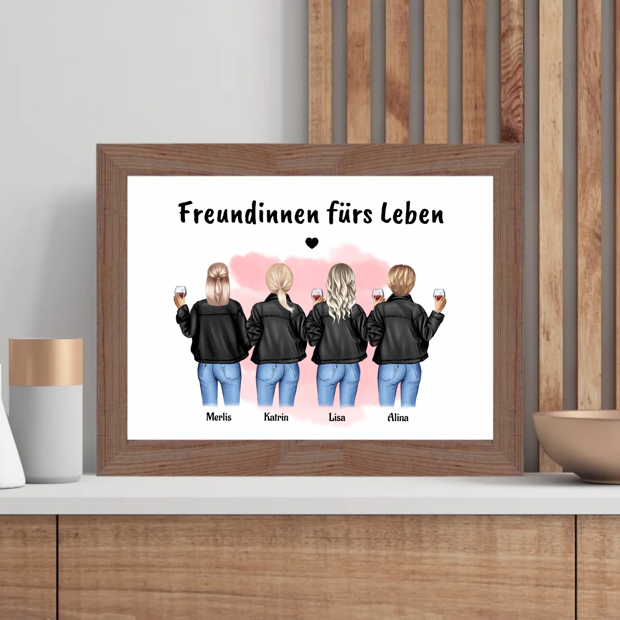 Bild Geschenk 4 Freundinnen gestalten - Cantty