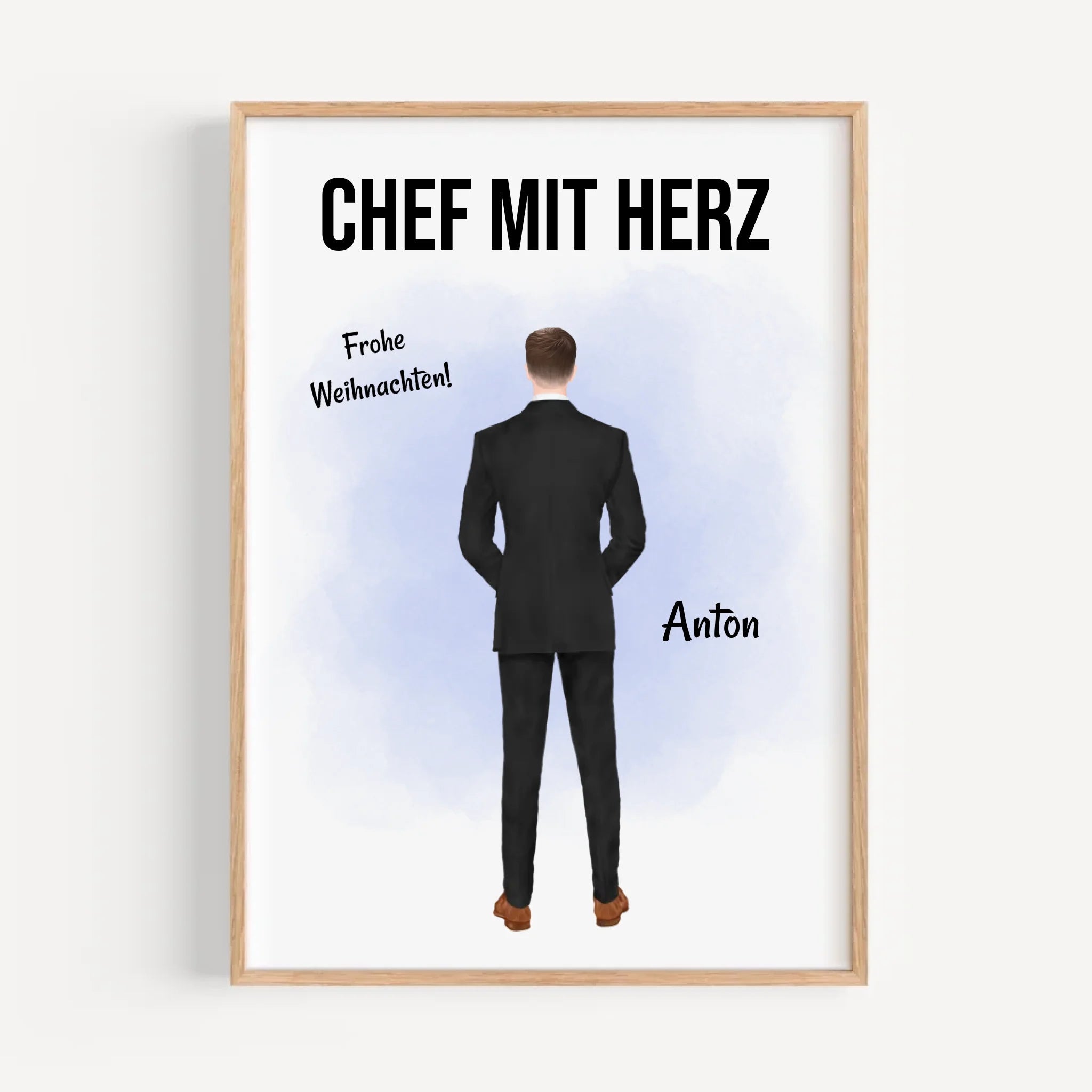 Chef Weihnachtsgeschenk Bild personalisierbar - Cantty