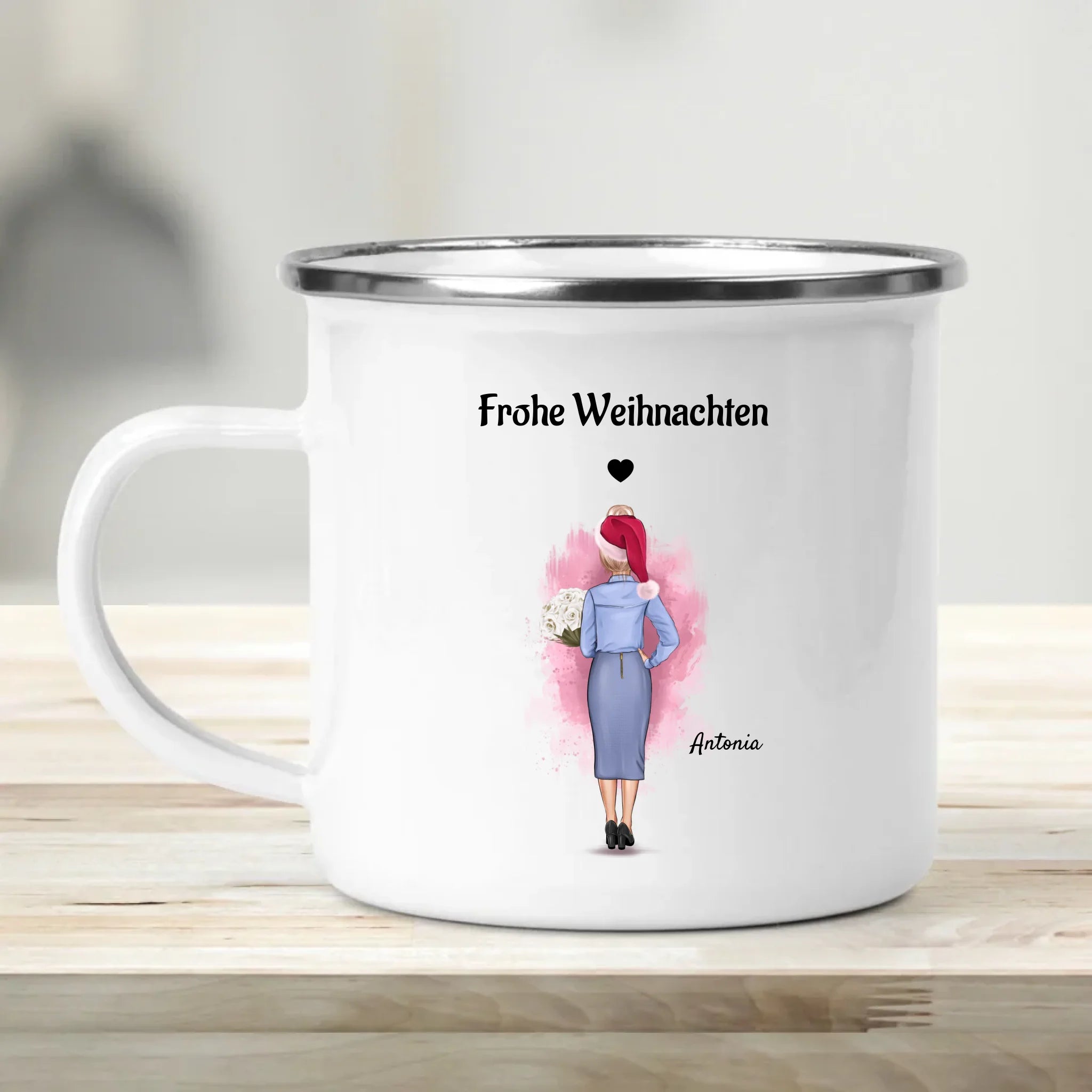 Chefin Weihnachtsgeschenk Tasse personalisiert - Cantty