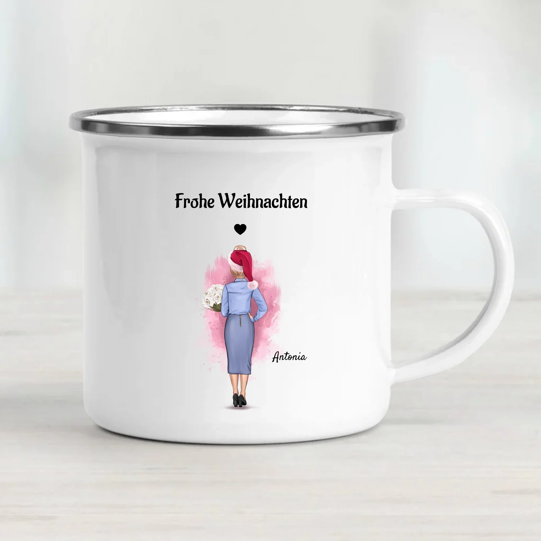 Chefin Weihnachtsgeschenk Tasse personalisiert - Cantty