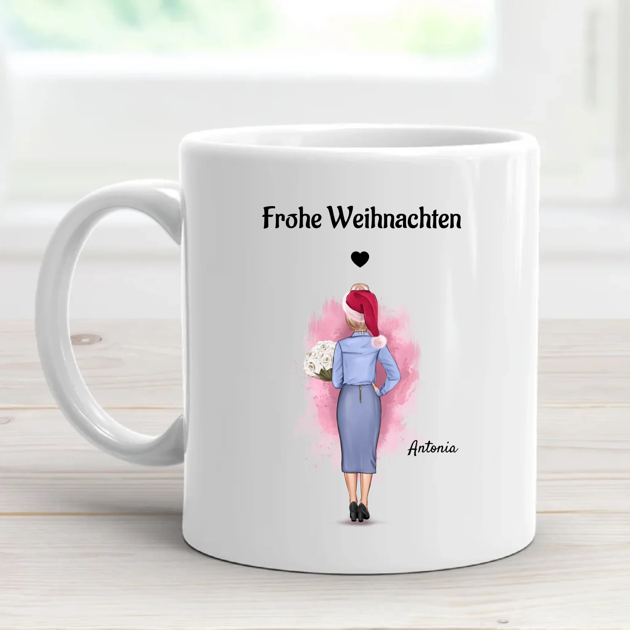 Chefin Weihnachtsgeschenk Tasse personalisiert - Cantty