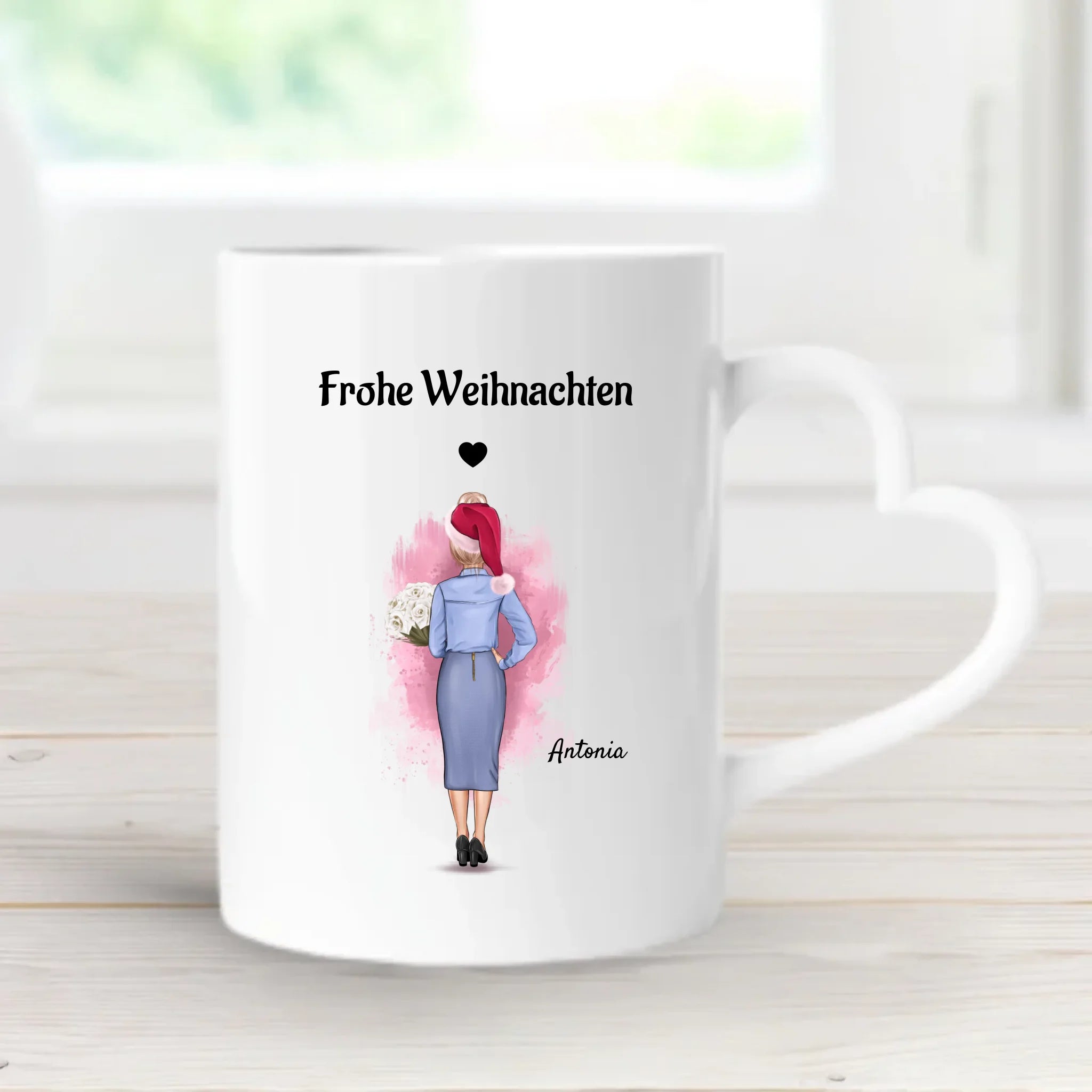 Chefin Weihnachtsgeschenk Tasse personalisiert - Cantty