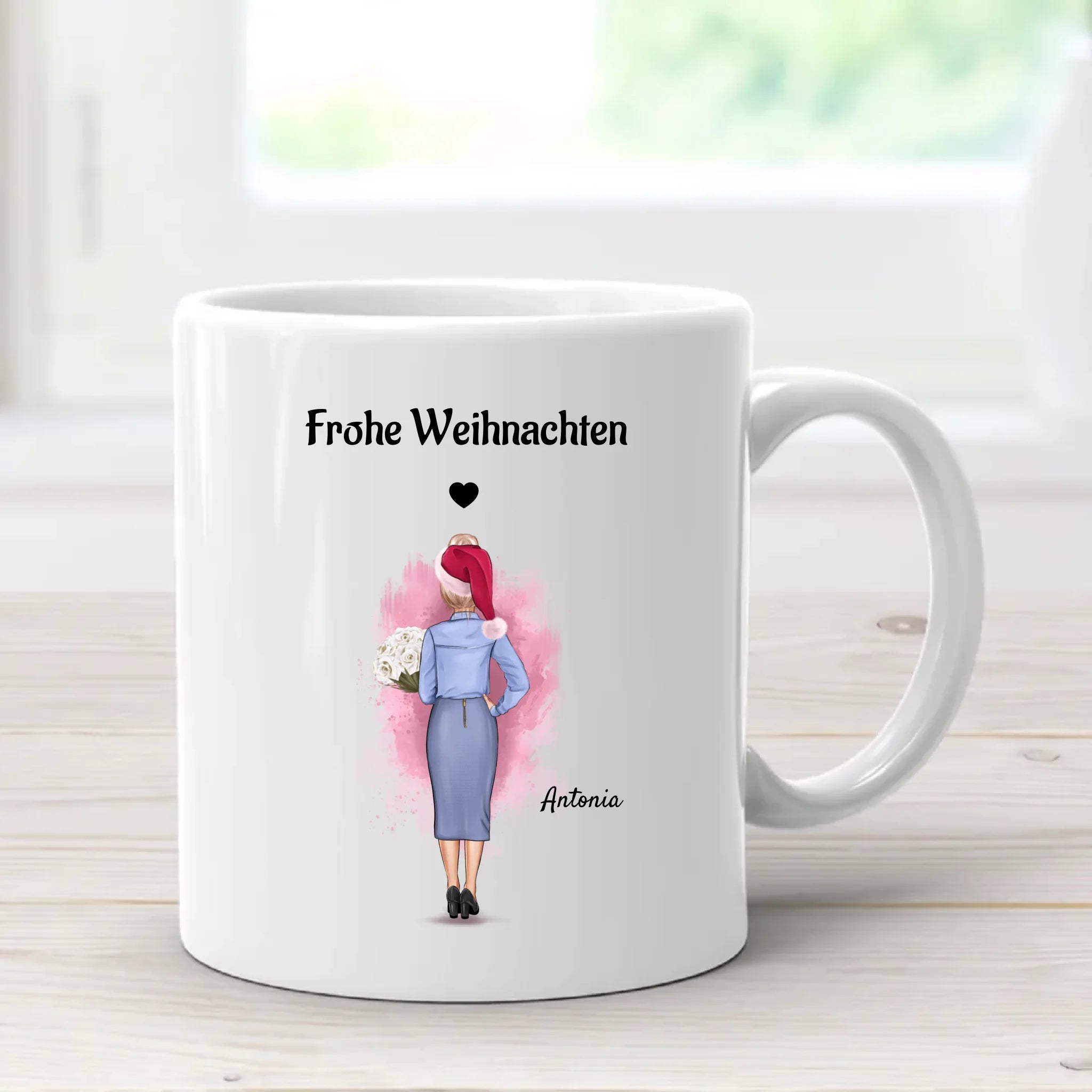 Chefin Weihnachtsgeschenk Tasse personalisiert - Cantty