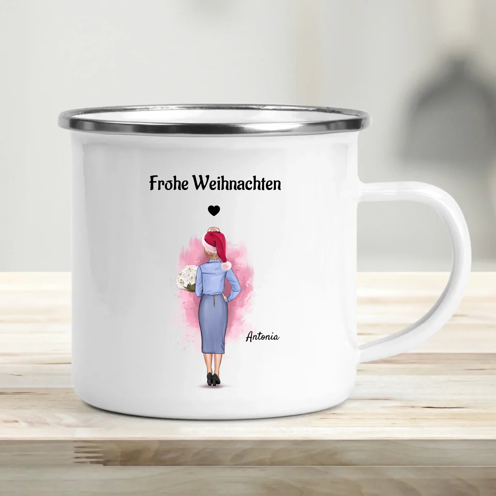 Chefin Weihnachtsgeschenk Tasse personalisiert - Cantty