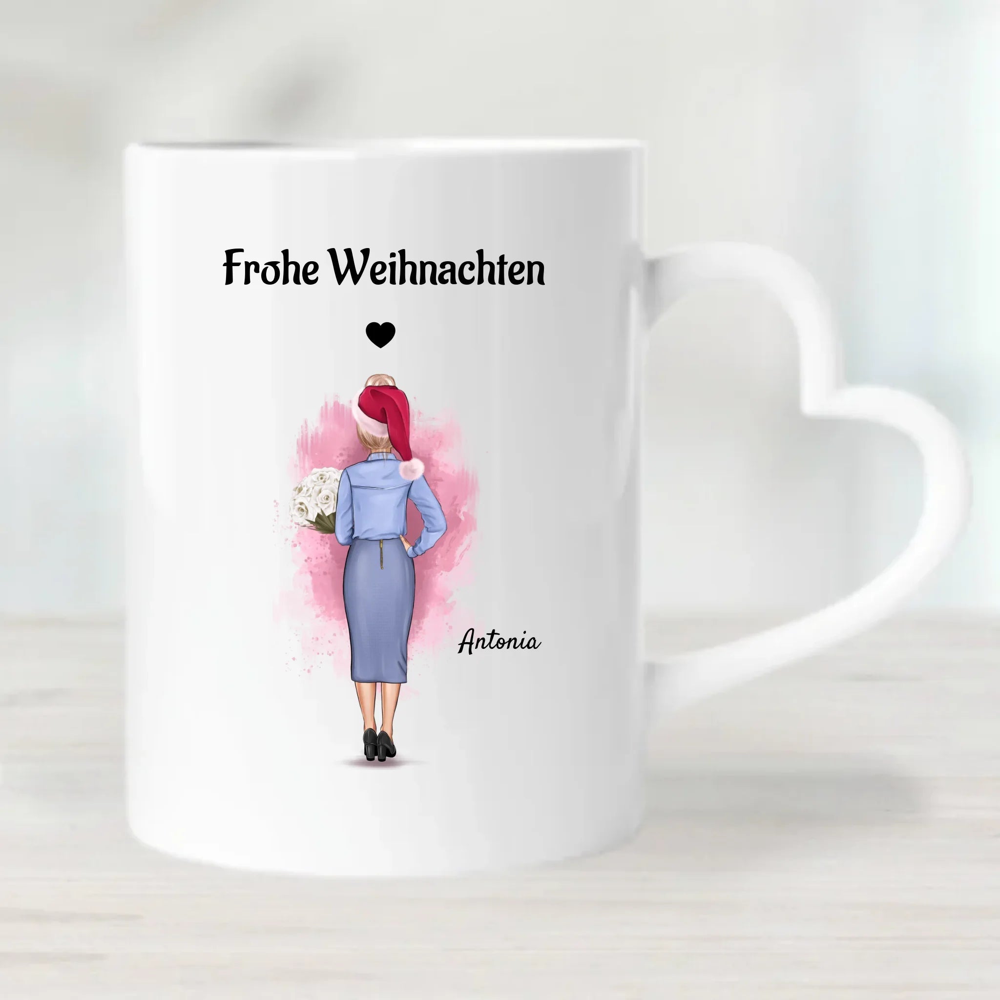 Chefin Weihnachtsgeschenk Tasse personalisiert - Cantty