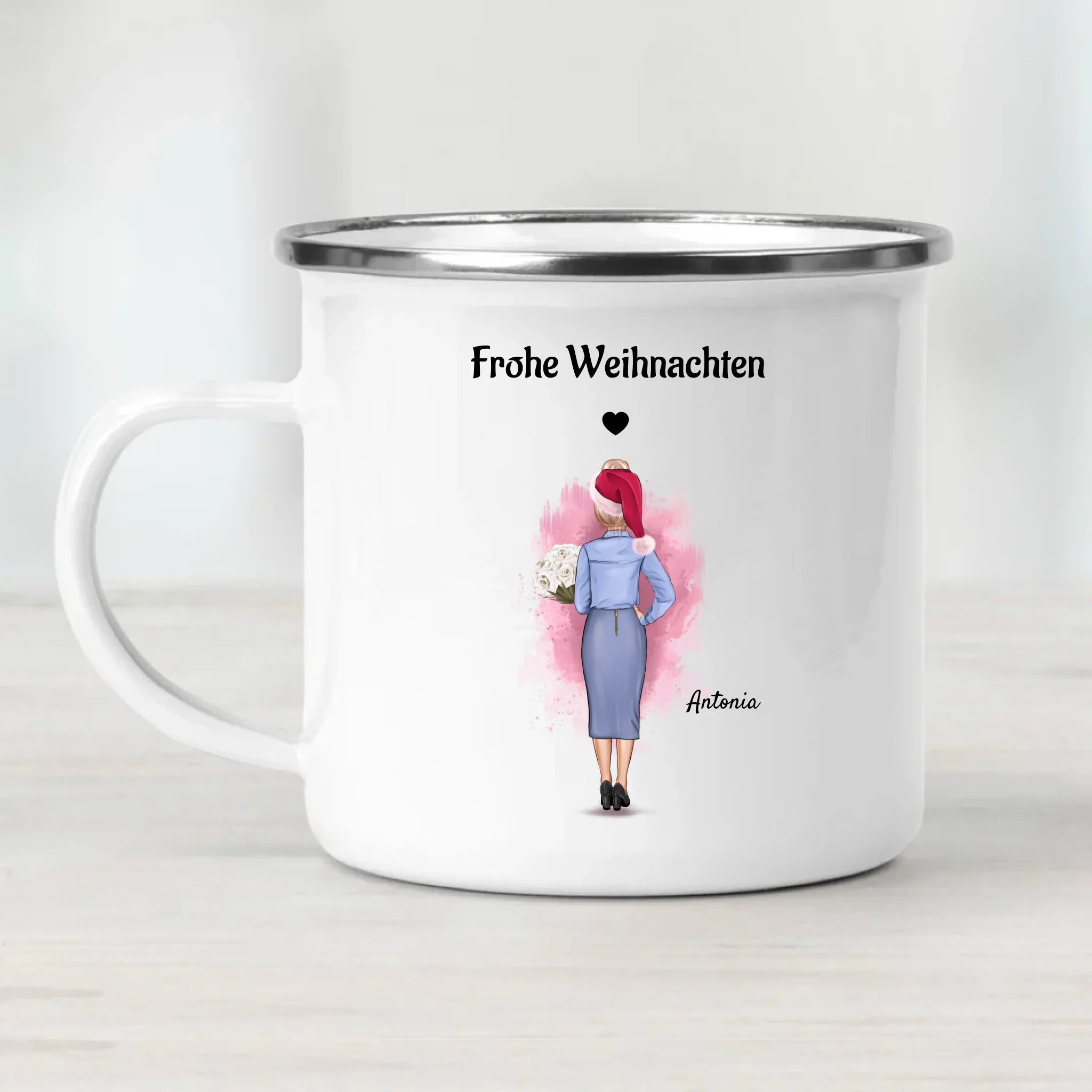 Chefin Weihnachtsgeschenk Tasse personalisiert - Cantty