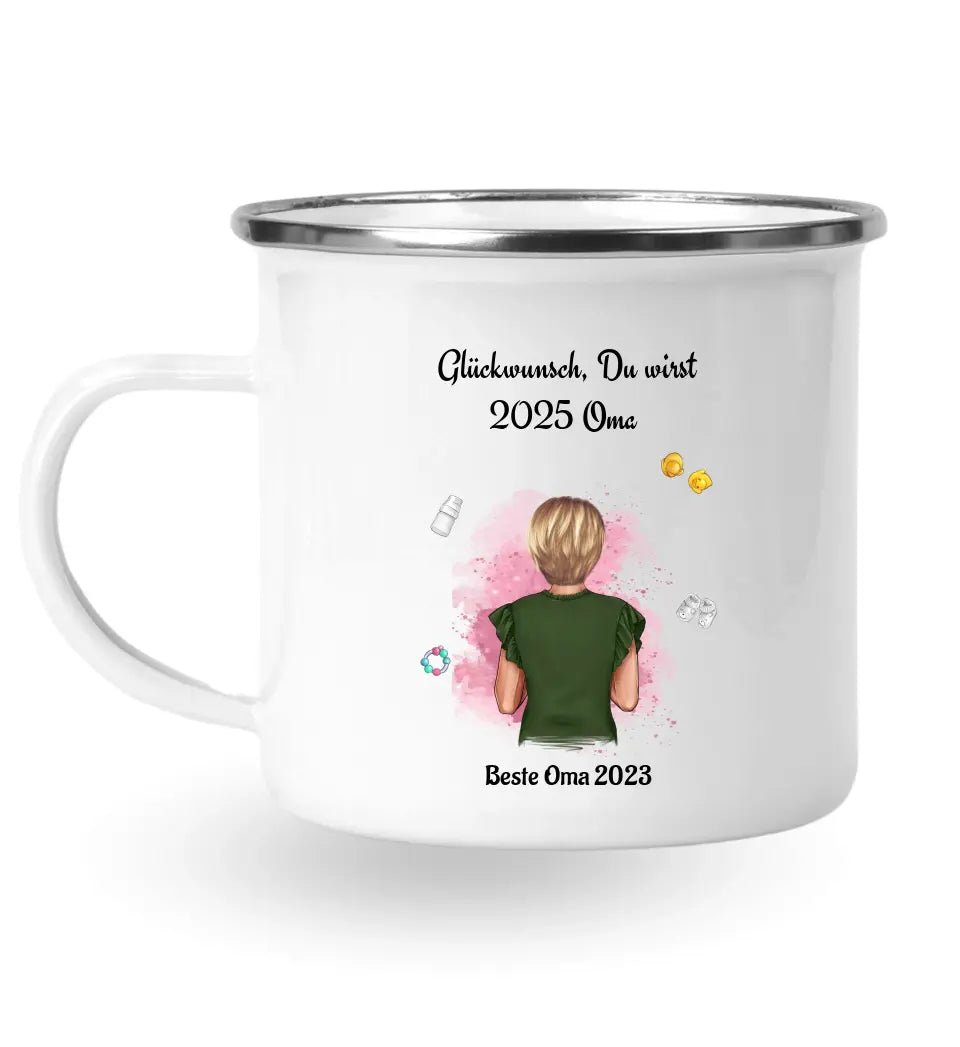 Du wirst Oma Geschenk Tasse zur Schwangerschaft - Cantty