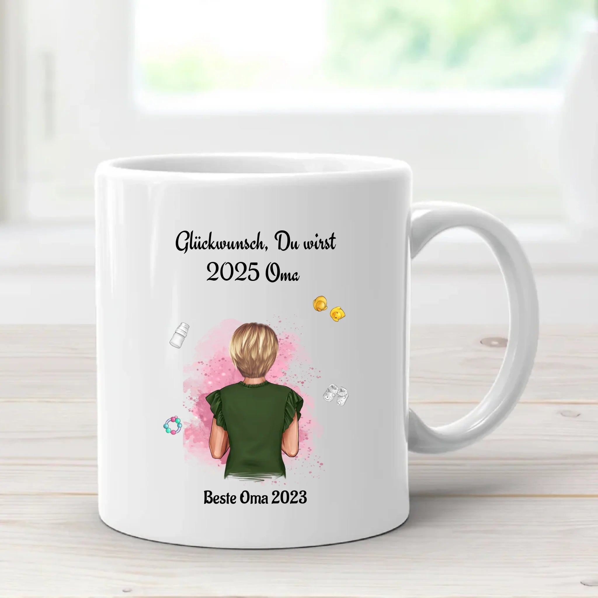 Du wirst Oma Geschenk Tasse zur Schwangerschaft - Cantty