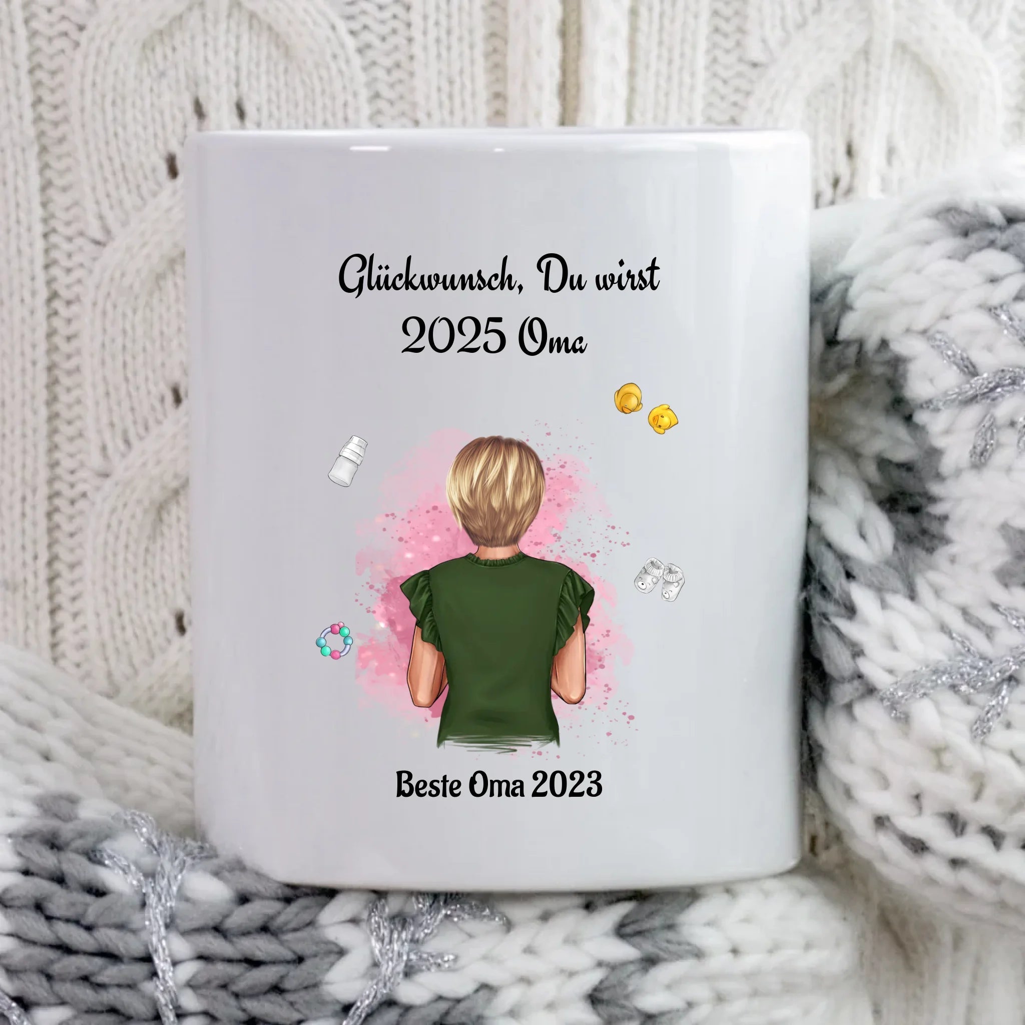 Du wirst Oma Geschenk Tasse zur Schwangerschaft - Cantty