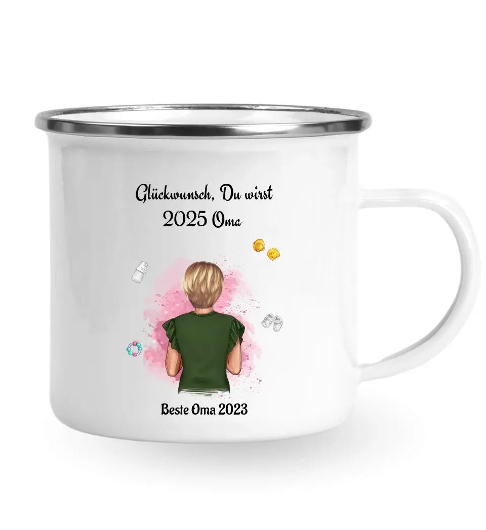 Du wirst Oma Geschenk Tasse zur Schwangerschaft - Cantty