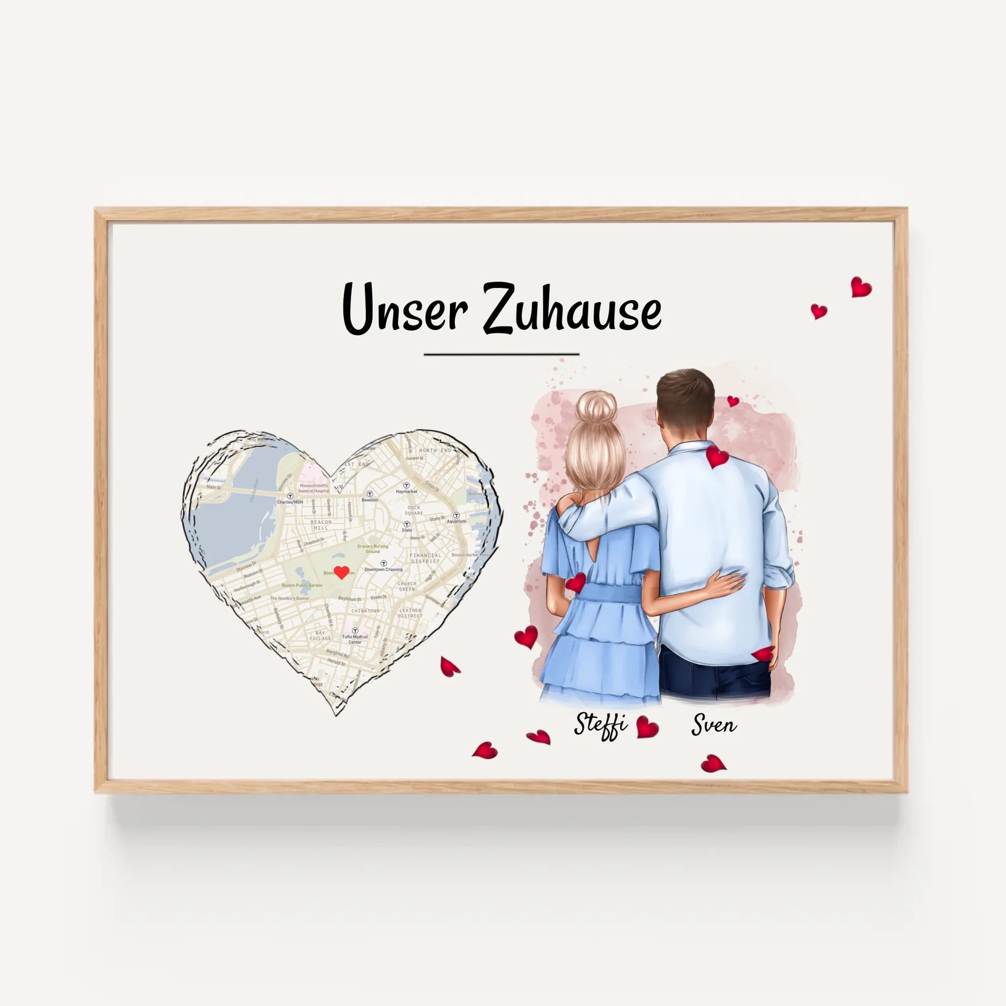 Einzug Einweihungsgeschenk Pärchen Poster - Cantty