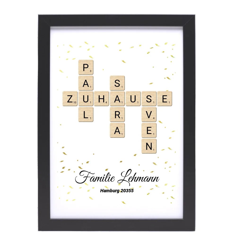 Einzug Geschenk Familie neue Wohnung Poster - Cantty