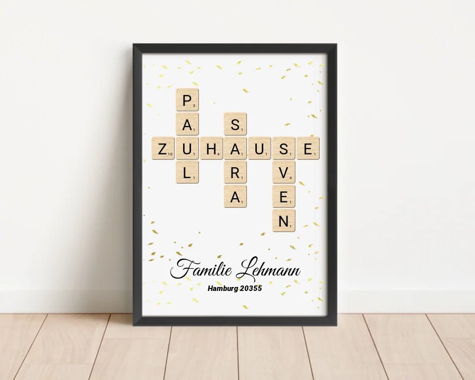 Einzug Geschenk Familie neue Wohnung Poster - Cantty