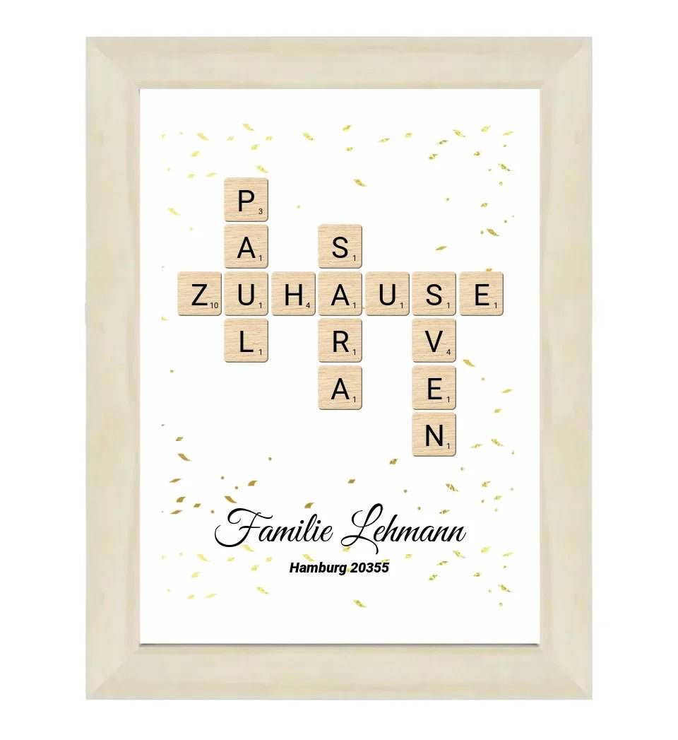 Einzug Geschenk Familie neue Wohnung Poster - Cantty