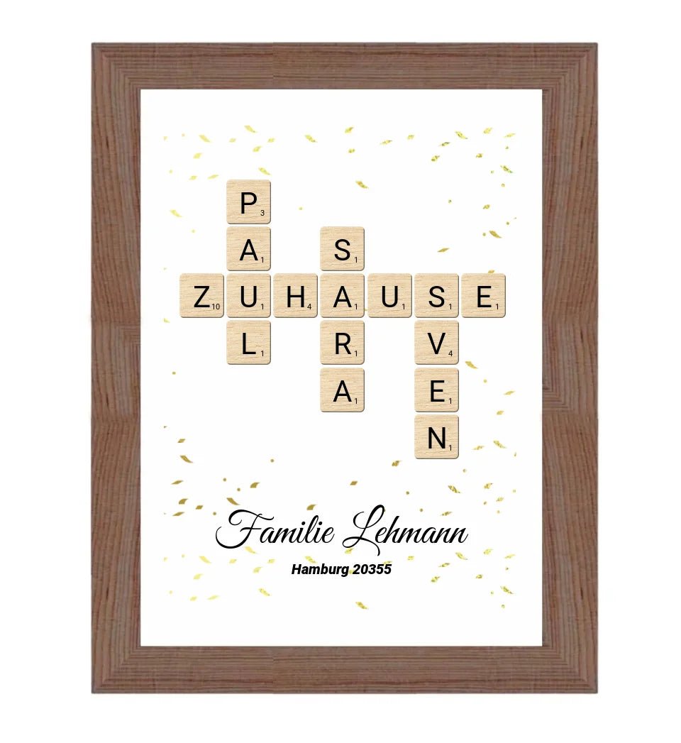 Einzug Geschenk Familie neue Wohnung Poster - Cantty