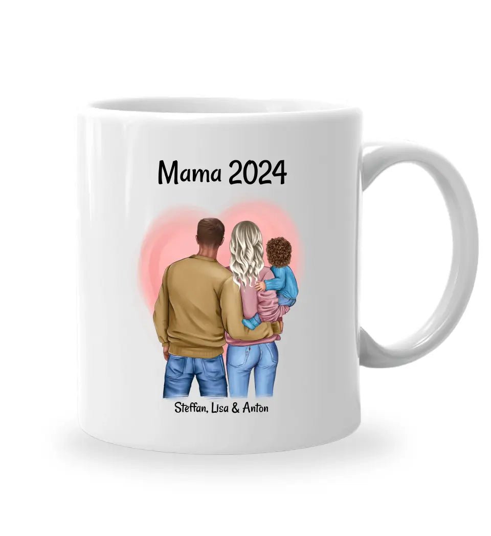 Erster Muttertagsgeschenk Tasse personalisiert - Cantty