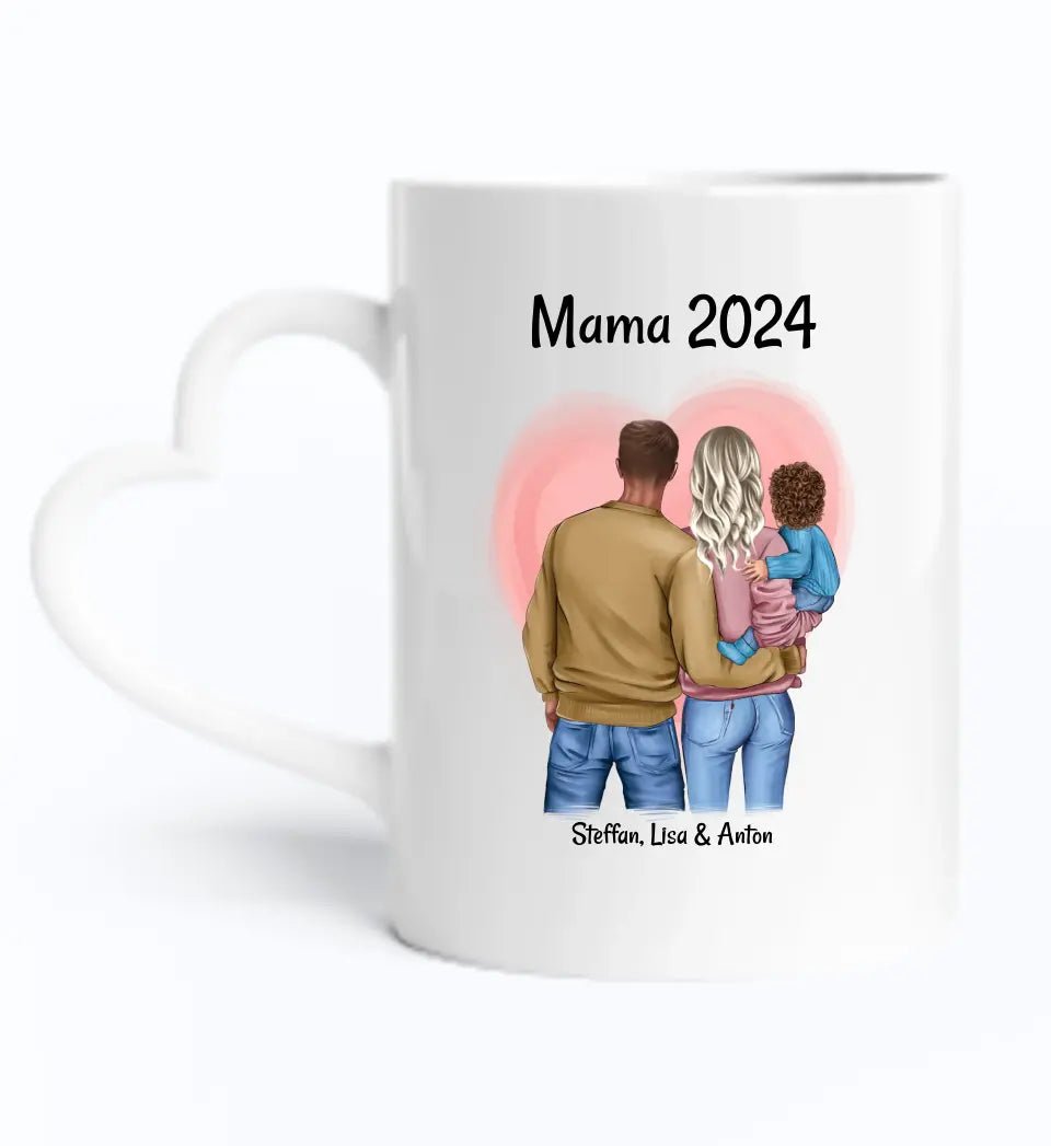 Erster Muttertagsgeschenk Tasse personalisiert - Cantty