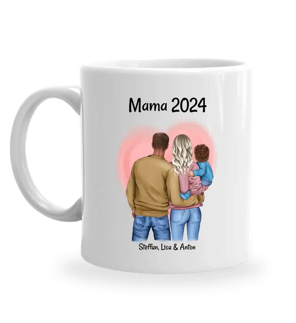 Erster Muttertagsgeschenk Tasse personalisiert - Cantty