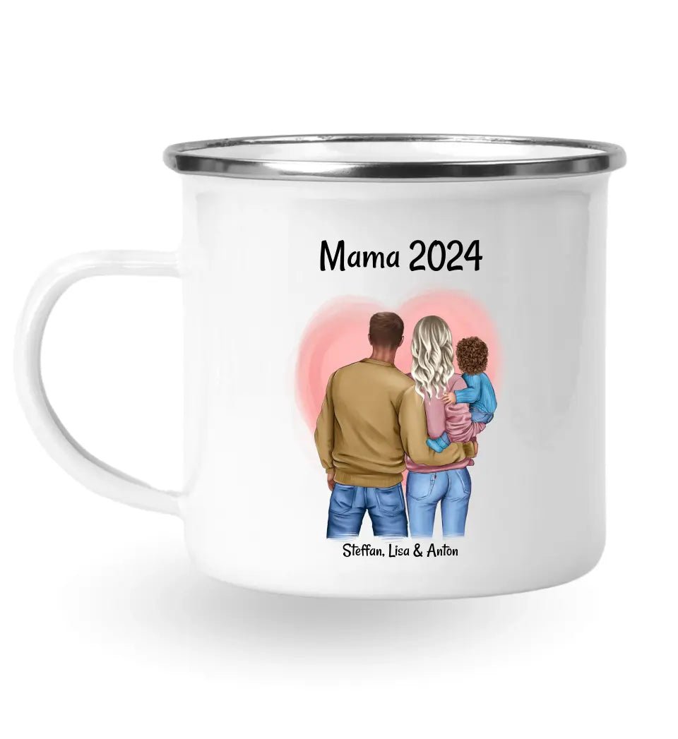 Erster Muttertagsgeschenk Tasse personalisiert - Cantty