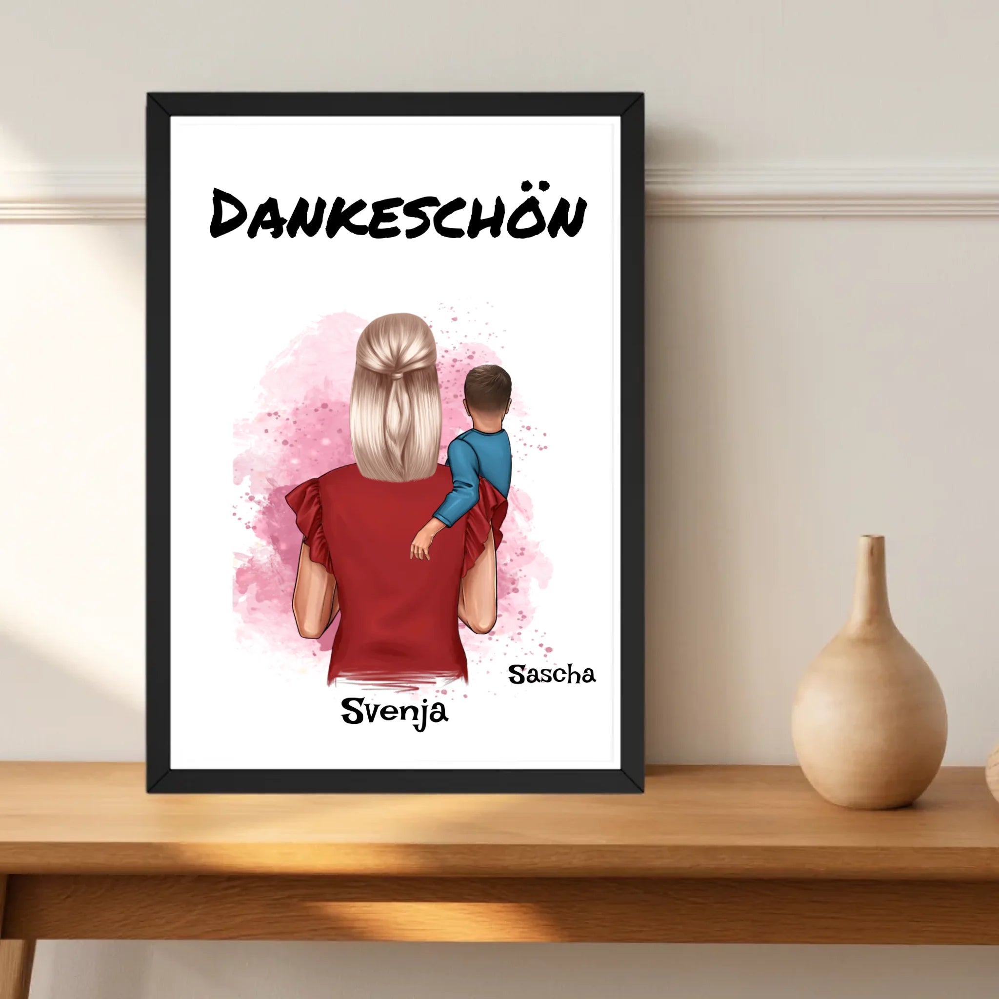 Erzieherin Abschiedsgeschenk Krippe Kita Poster personalisiert - Cantty