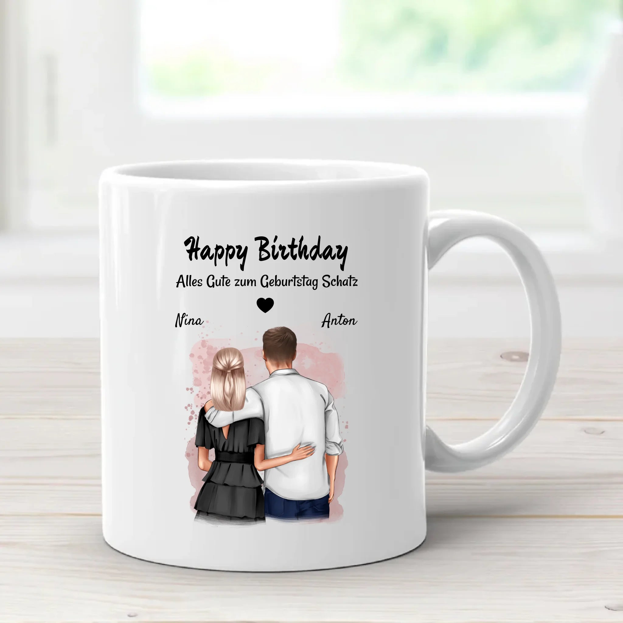 Freund & Freundin Geburtstag Geschenk Tasse personalisiert - Cantty