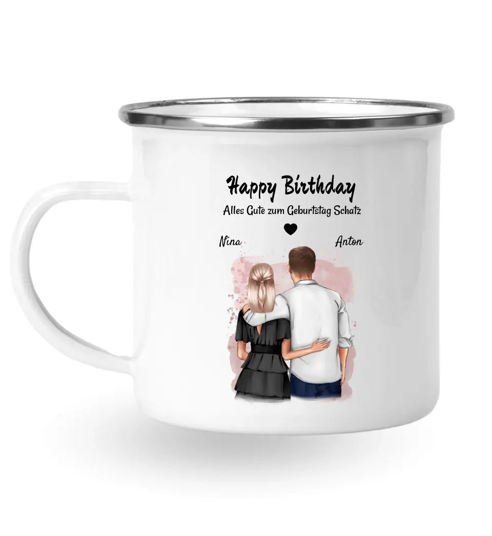 Freund & Freundin Geburtstag Geschenk Tasse personalisiert - Cantty