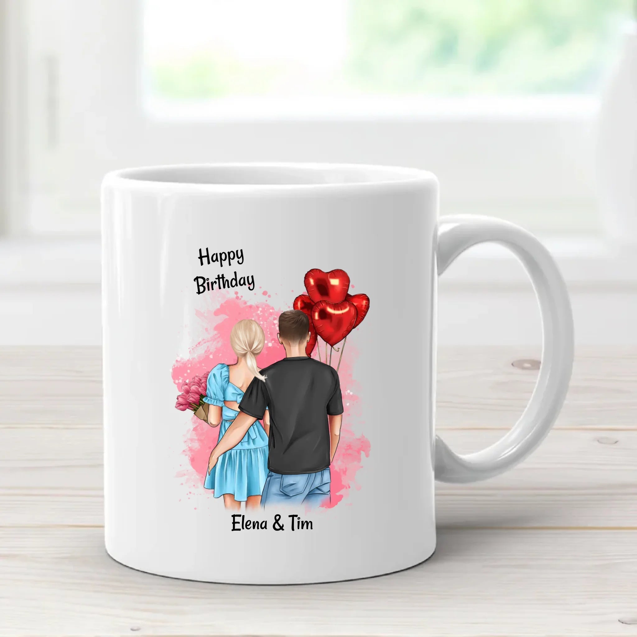 Freundin Geburtstag Geschenk Tasse gestalten - Cantty