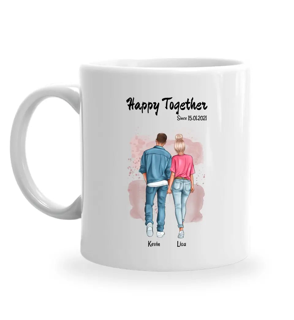 Freundin Jahrestag Tasse Geschenk von Freund personalisiert - Cantty