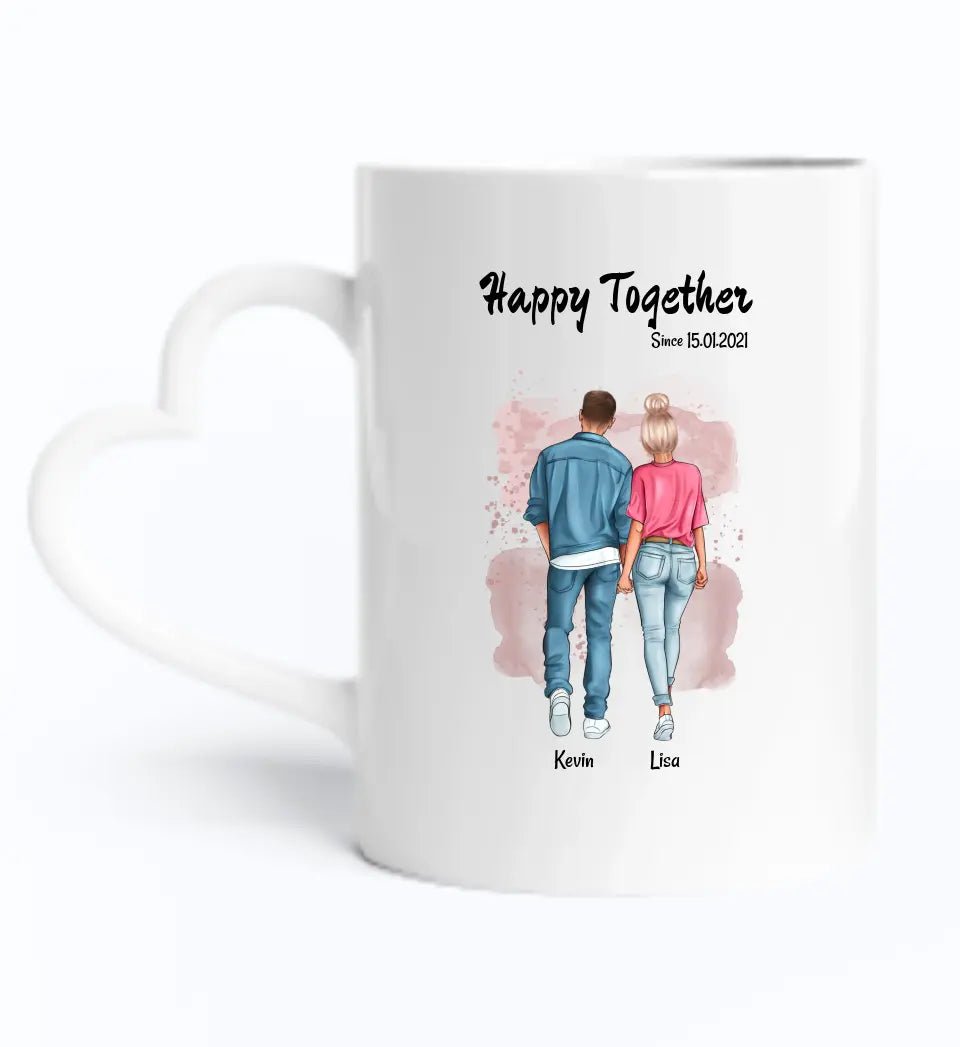 Freundin Jahrestag Tasse Geschenk von Freund personalisiert - Cantty