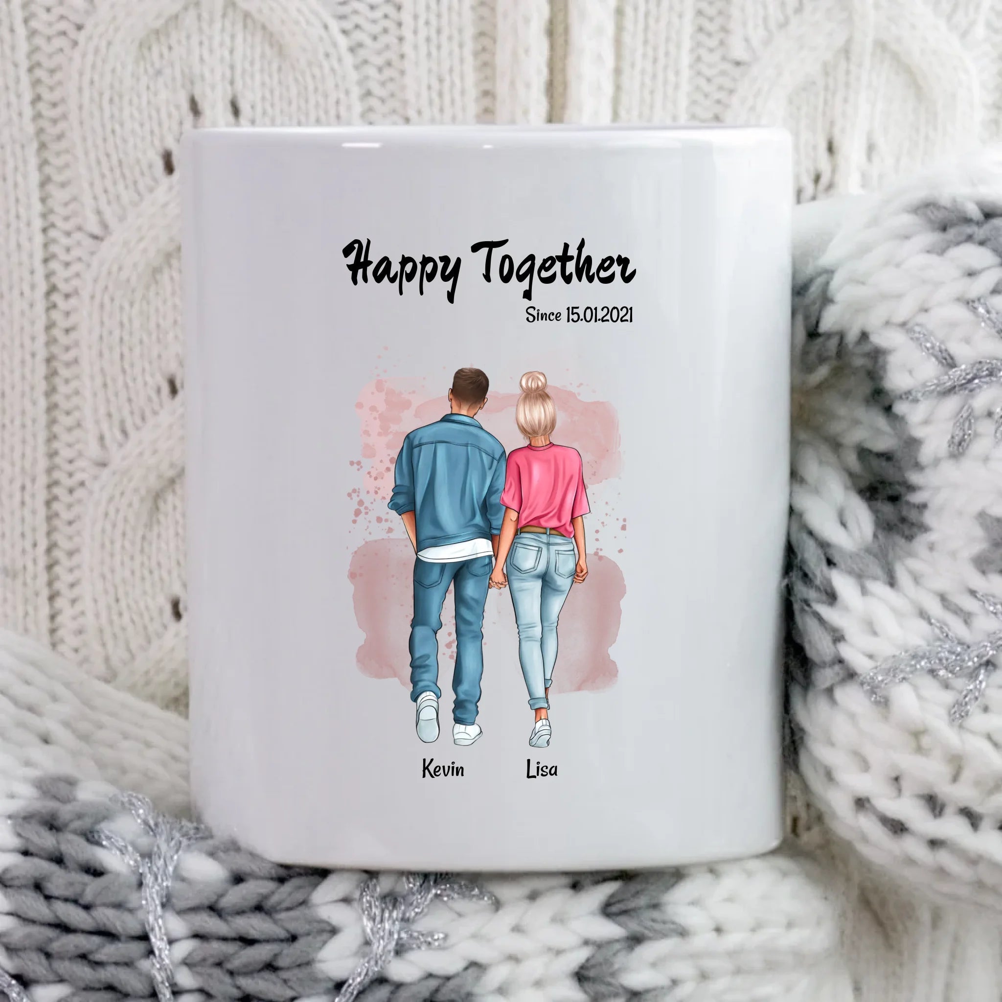 Freundin Jahrestag Tasse Geschenk von Freund personalisiert - Cantty