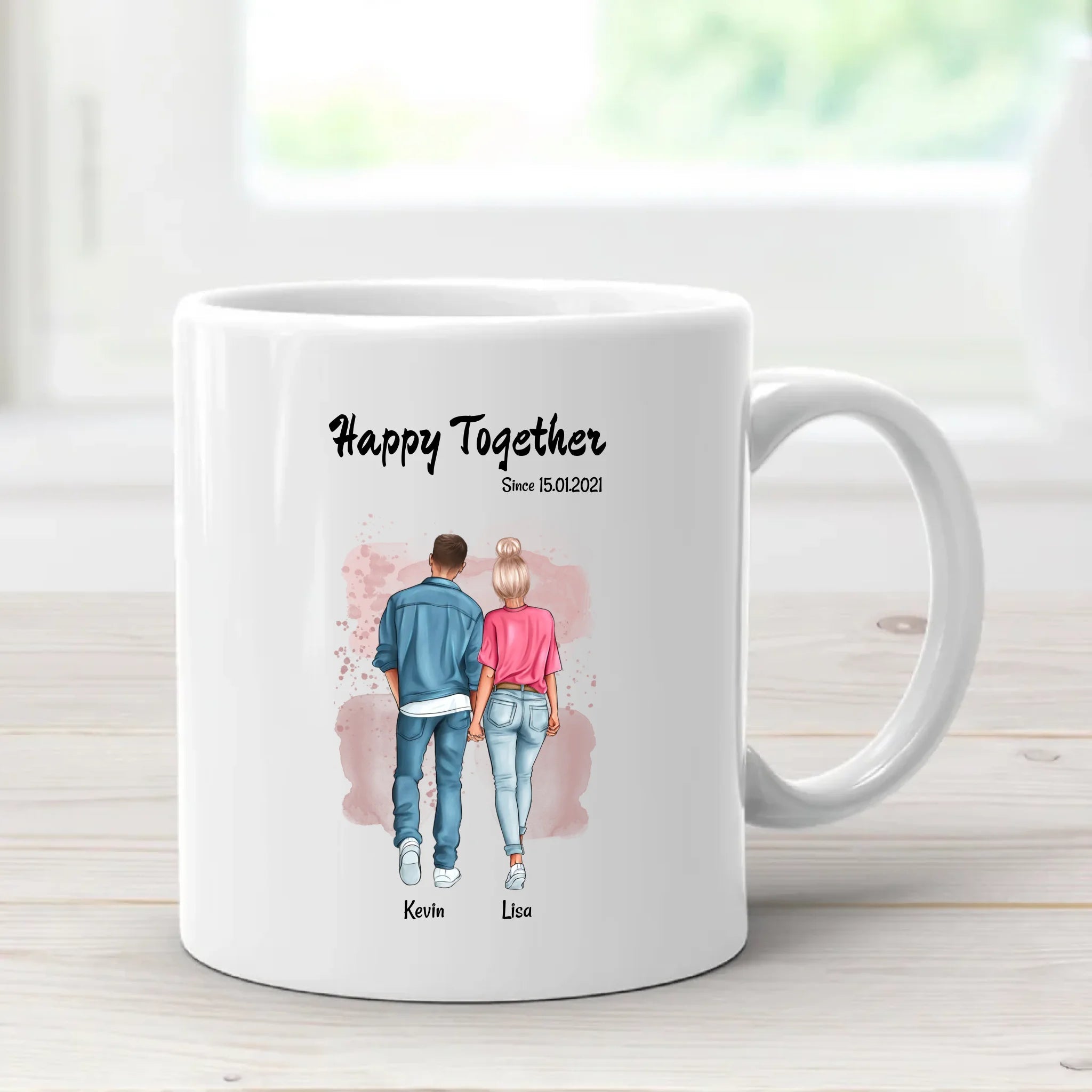 Freundin Jahrestag Tasse Geschenk von Freund personalisiert - Cantty