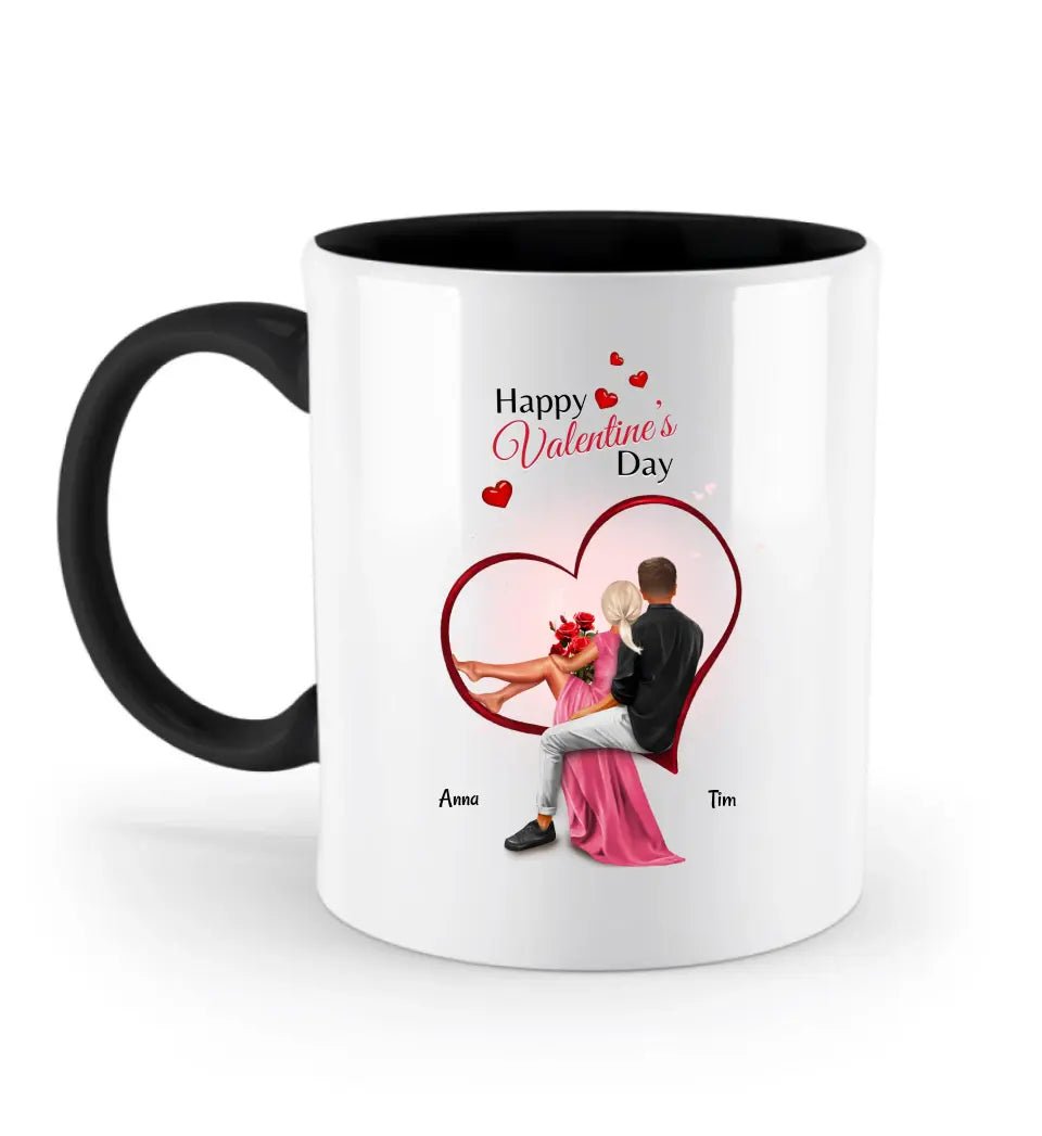 Freundin Valentinstag Tasse Geschenk personalisiert - Cantty