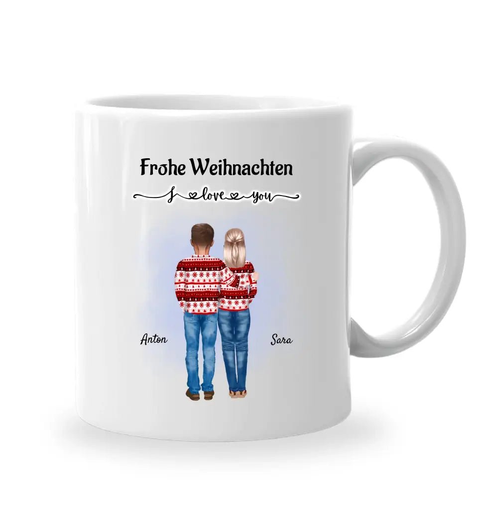 Frohe Weihnachten Tasse Oama Opa Geschenk - Cantty