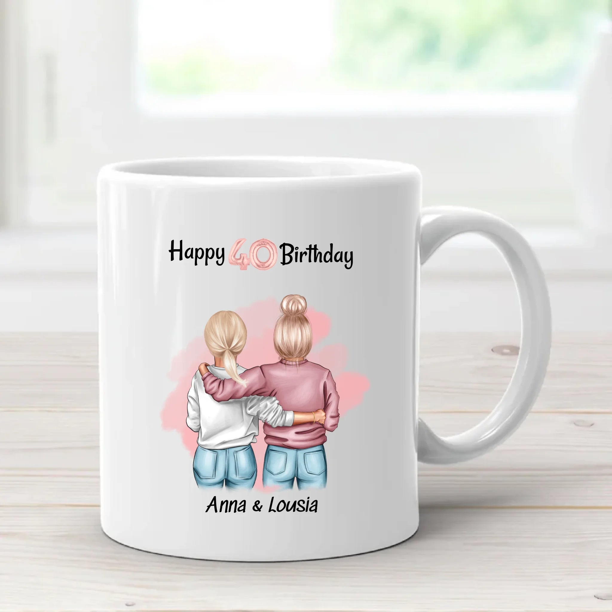 Geschenk 40 Geburtstag beste Freundin Tasse - Cantty