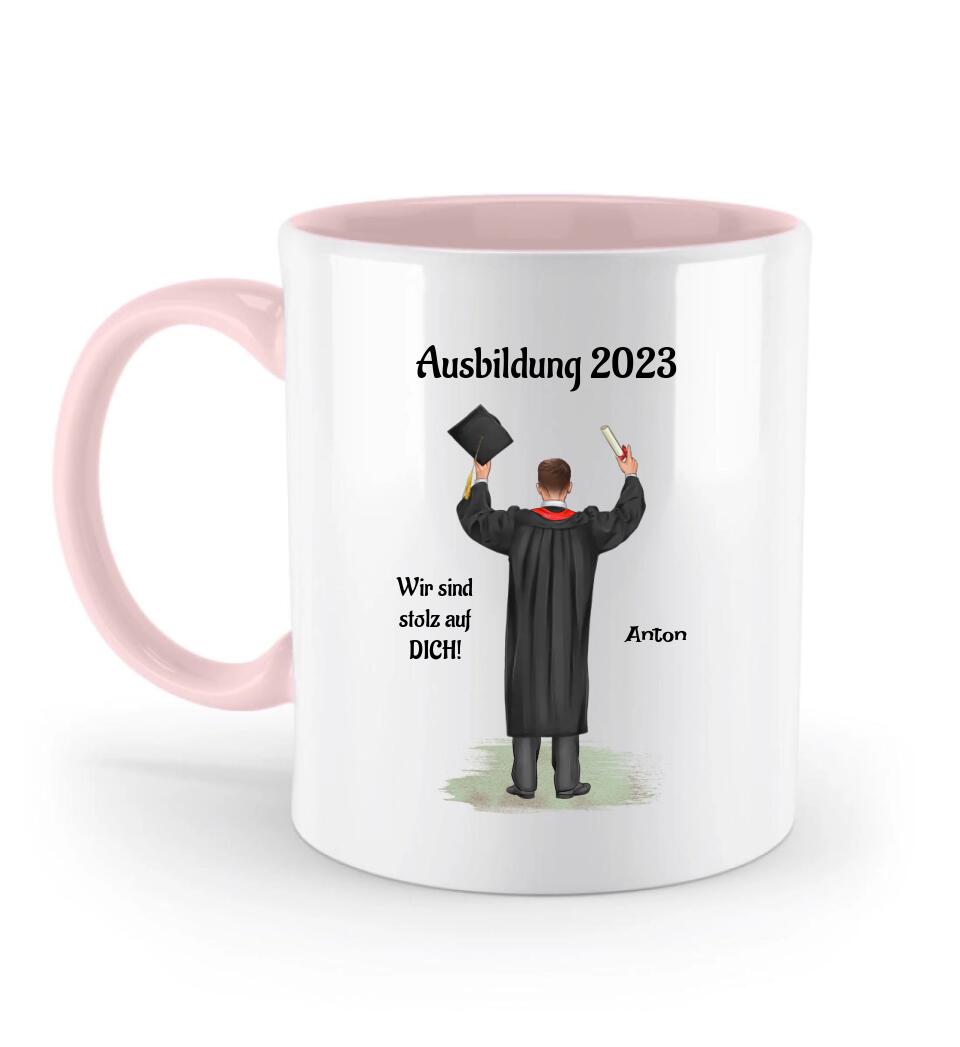 Geschenk Ausbildung bestanden Tasse personalisiert - Cantty