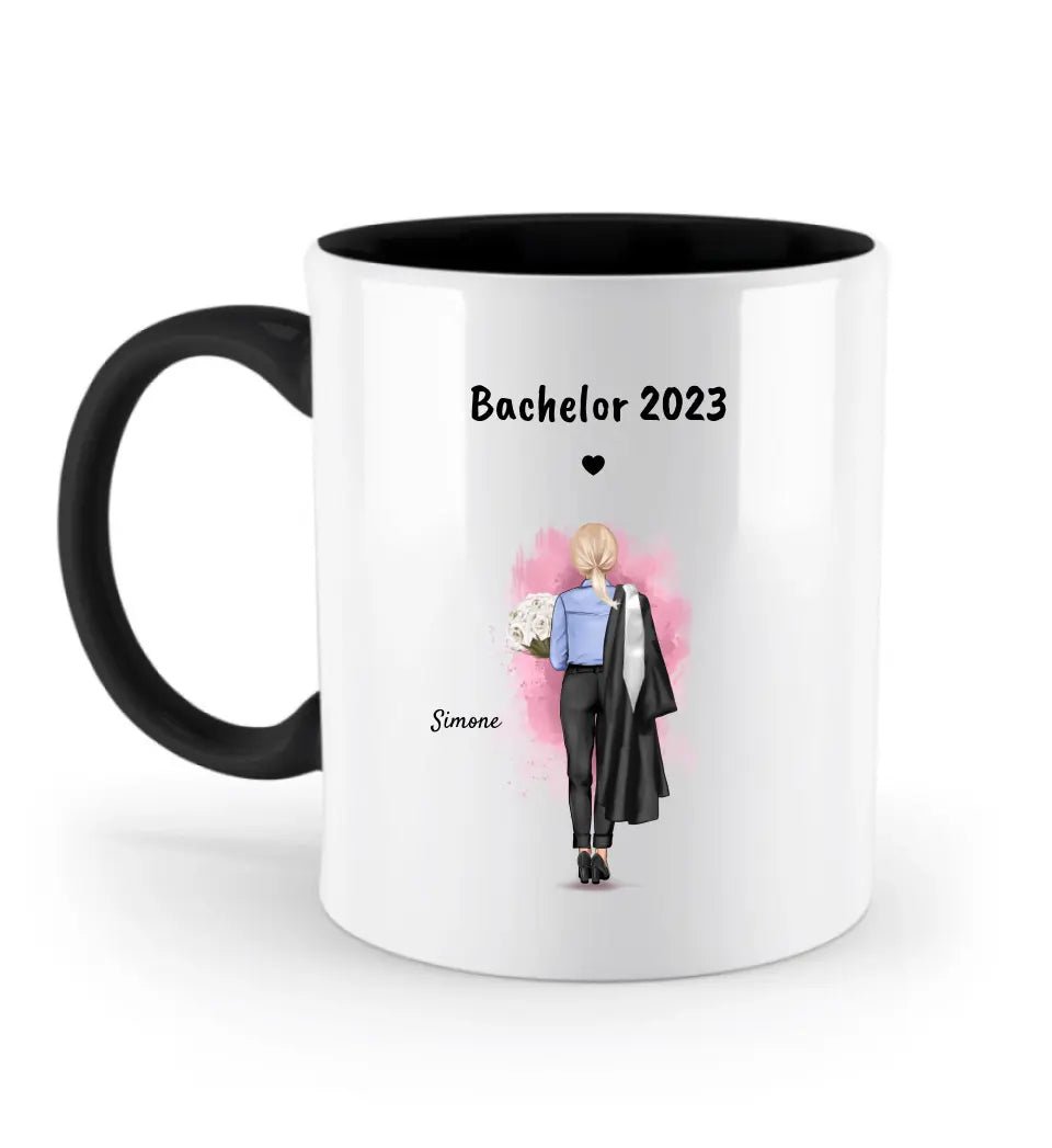 Geschenk Bachelor Abschluss personalisierte Tasse - Cantty