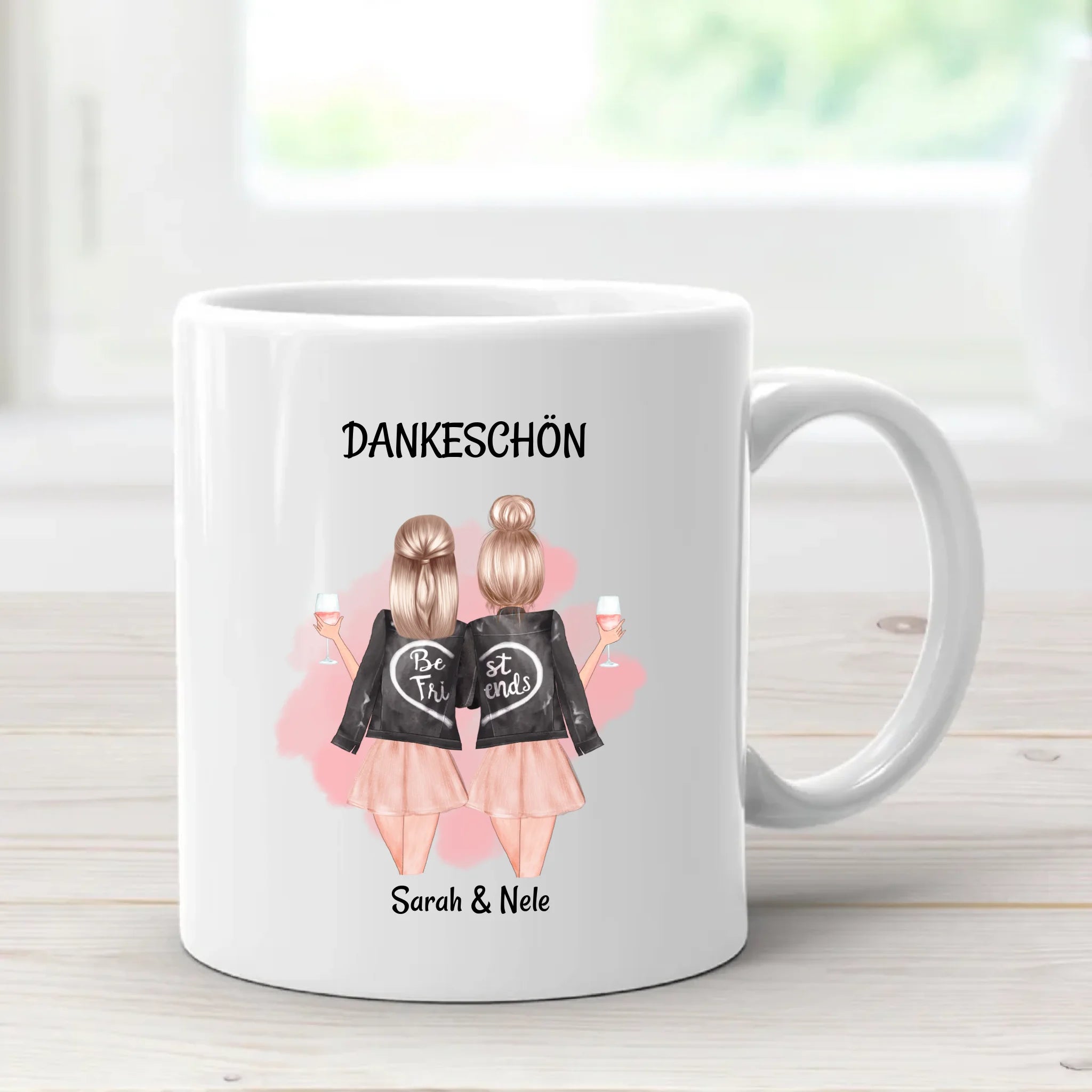 Geschenk Dankeschön Tasse für beste Freundin - Cantty