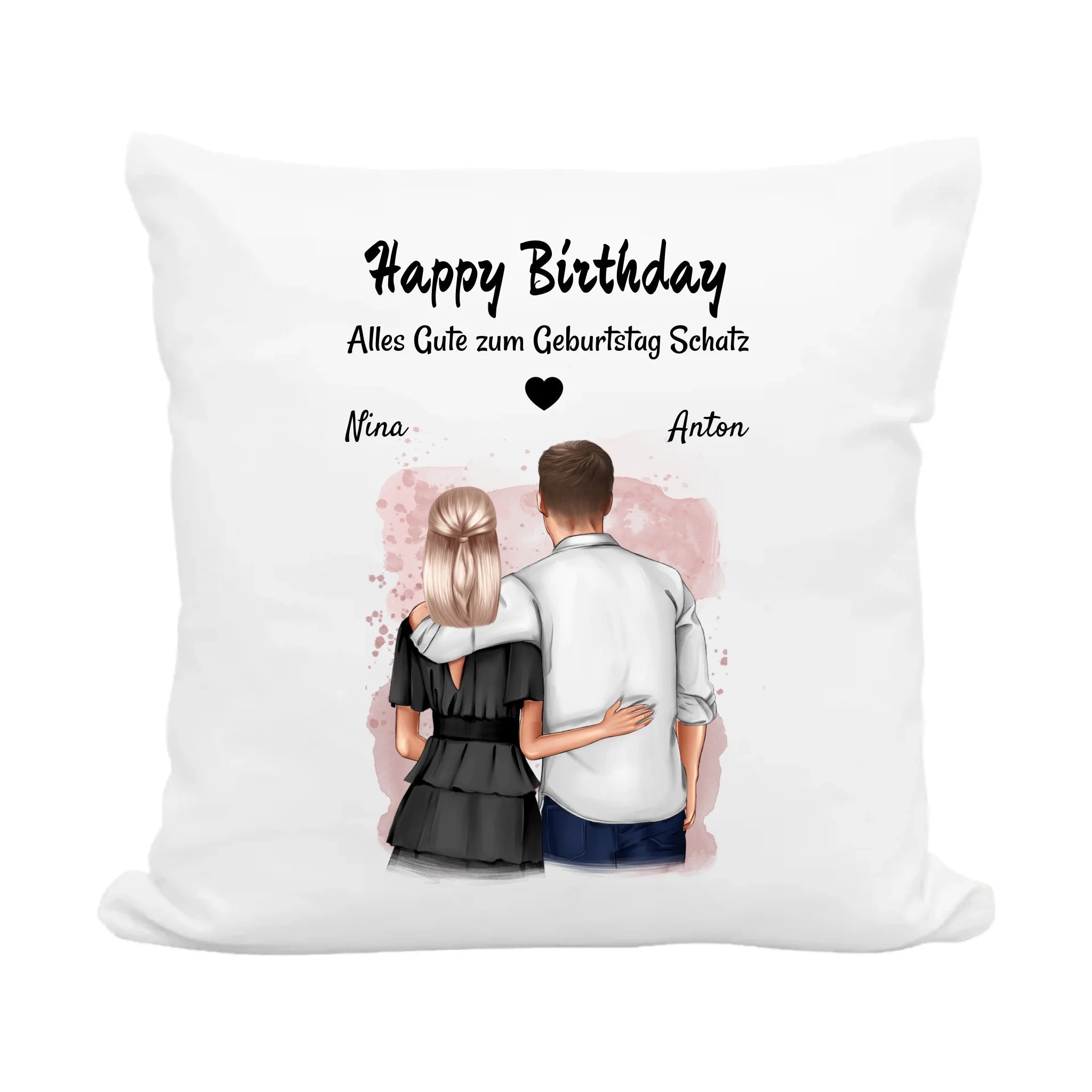 Geschenk für Freundin zum Geburtstag personalisiertes Kissen - Cantty