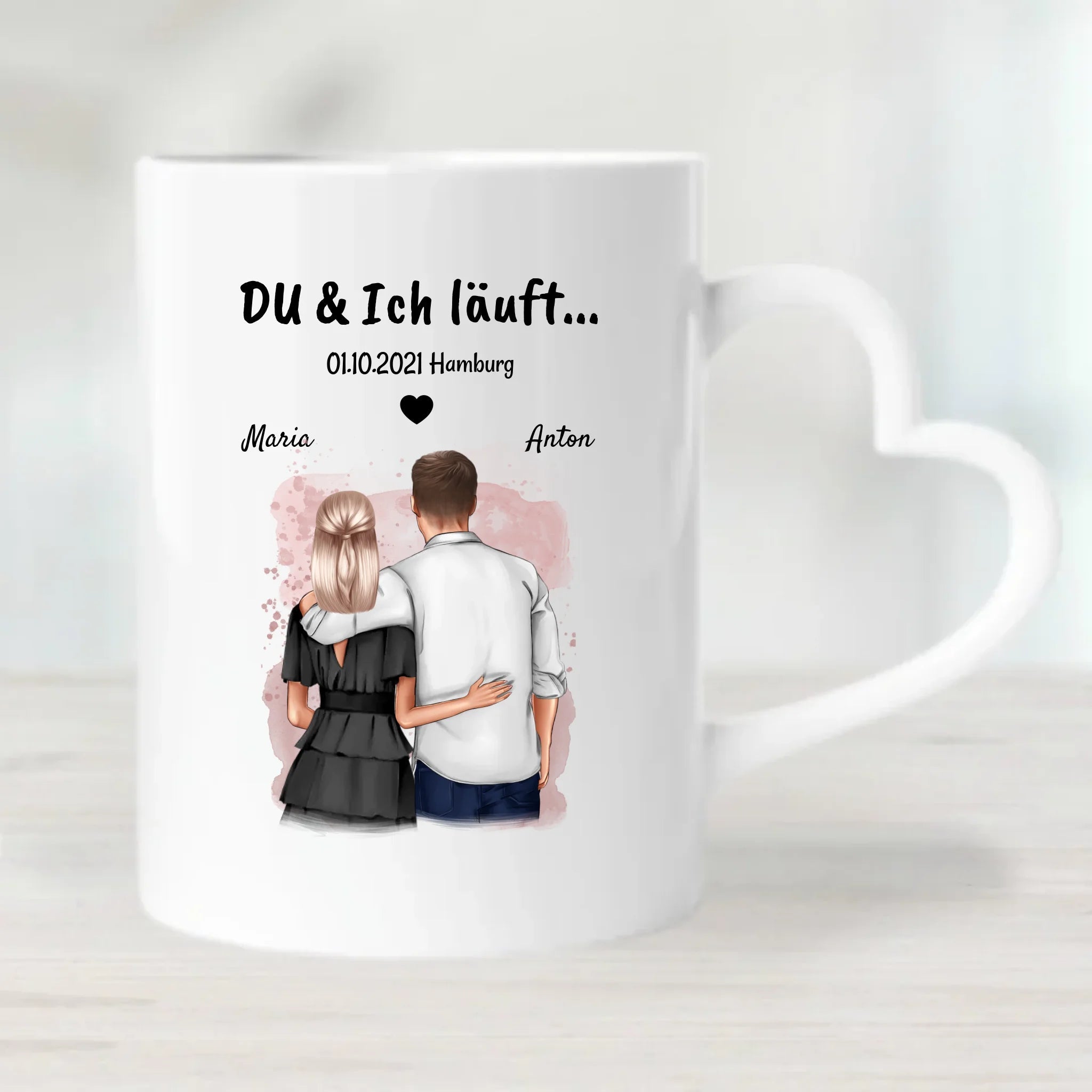 Geschenk Jahrestag Tasse du ich läuft - Cantty