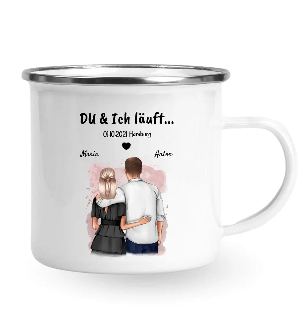 Geschenk Jahrestag Tasse du ich läuft - Cantty