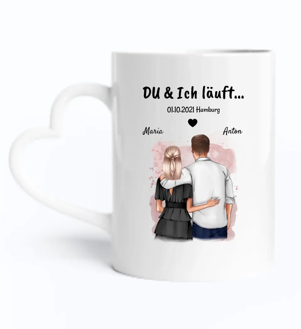 Geschenk Jahrestag Tasse du ich läuft - Cantty