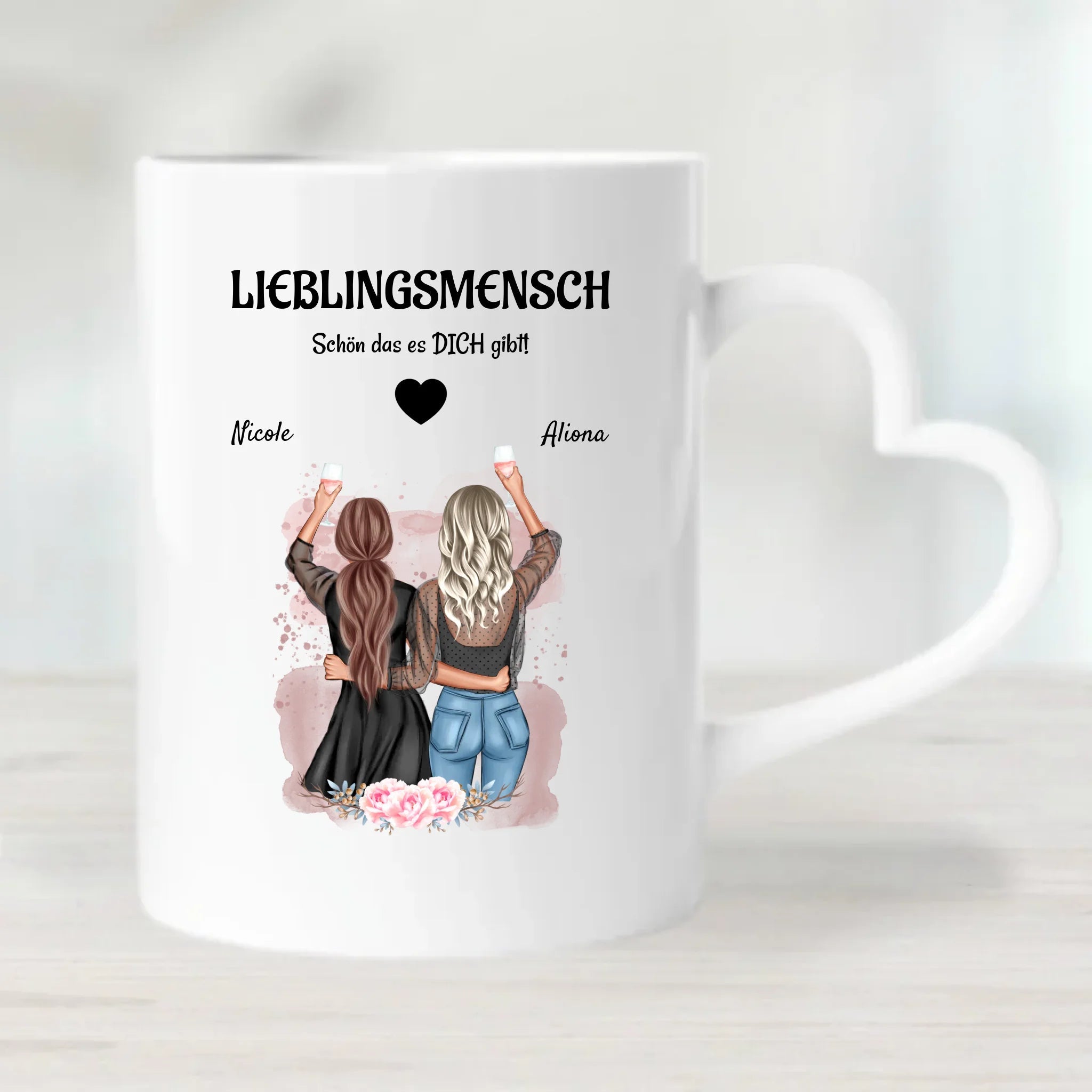 Geschenk Lieblingsmensch Tasse personalisiert mit Namen - Cantty